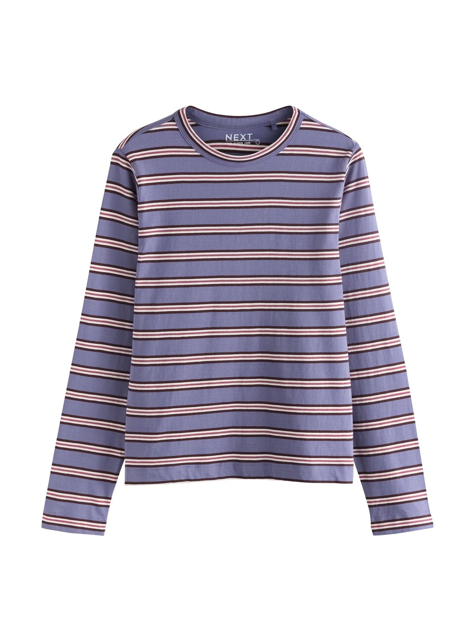 T-shirt indigo / vinröd