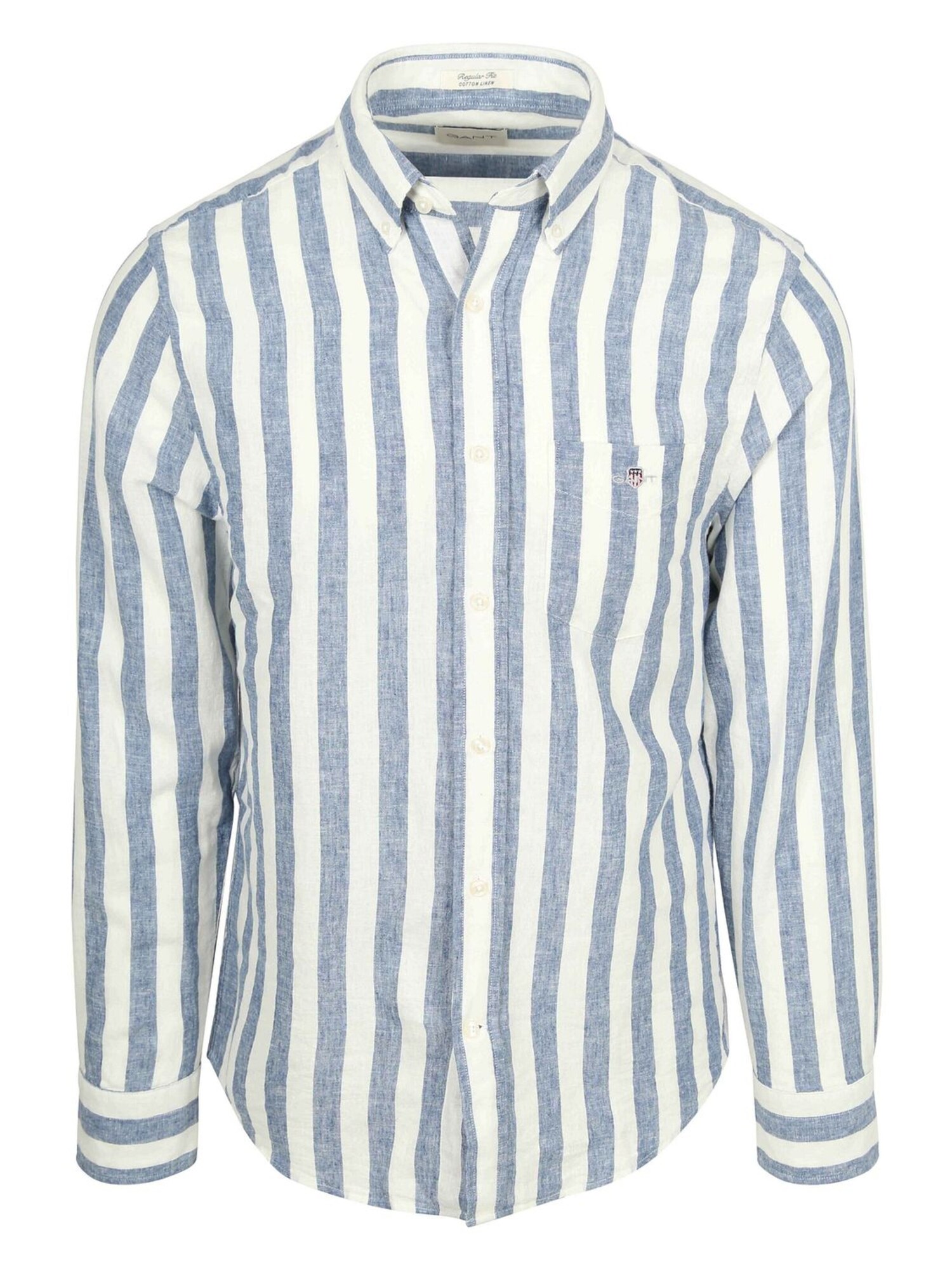 Gant Overhemd Blauw / Wit
