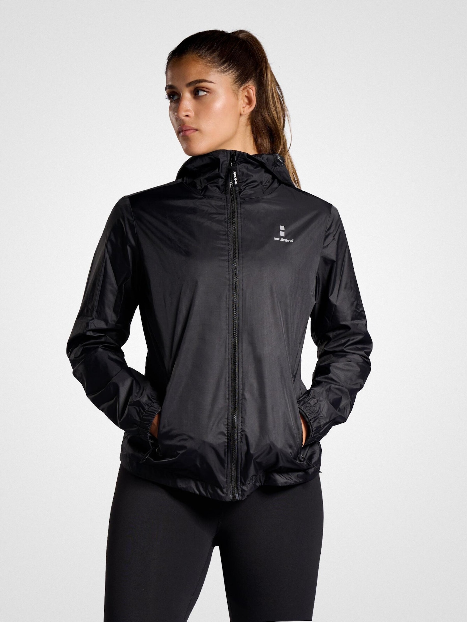 nordicdots Chaqueta de montaña  negro