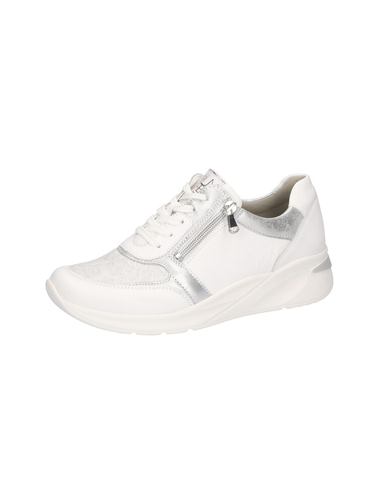 WALDLÄUFER Sneaker Damen Größe 41.5/42 silber / naturweiß
