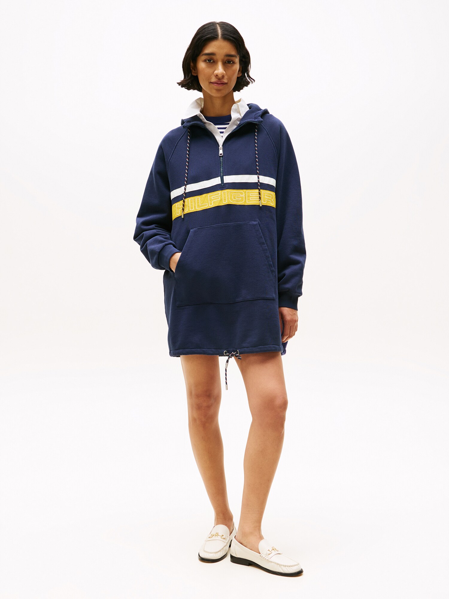 TOMMY HILFIGER Ruha 'SAILING'  tengerészkék / neonsárga / fehér termék 2. képe