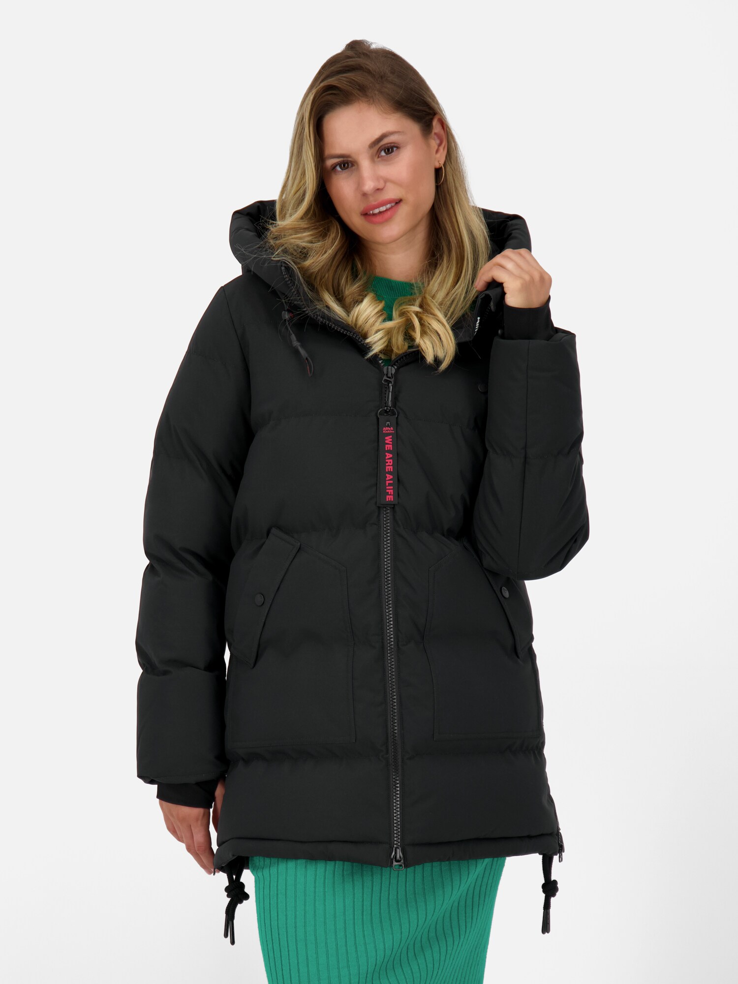 Alife and Kickin Téli parka 'CathyAK'  fekete termék 2. képe