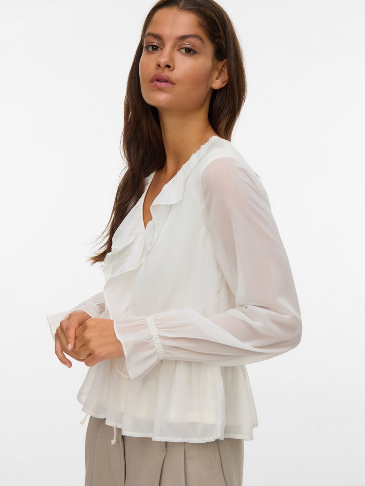 VERO MODA Bluse 'VMDORA' Damen Größe XS weiß