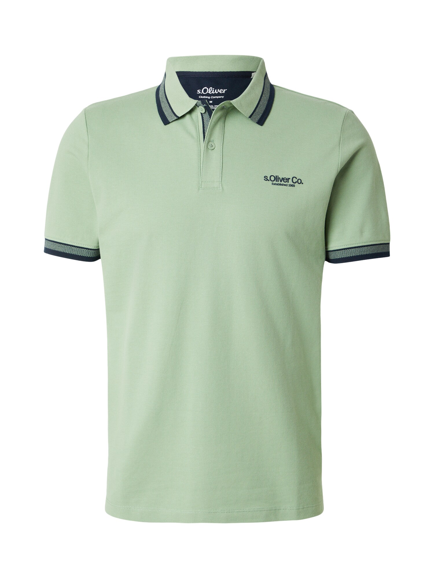 s.Oliver Tricou  bleumarin / verde deschis