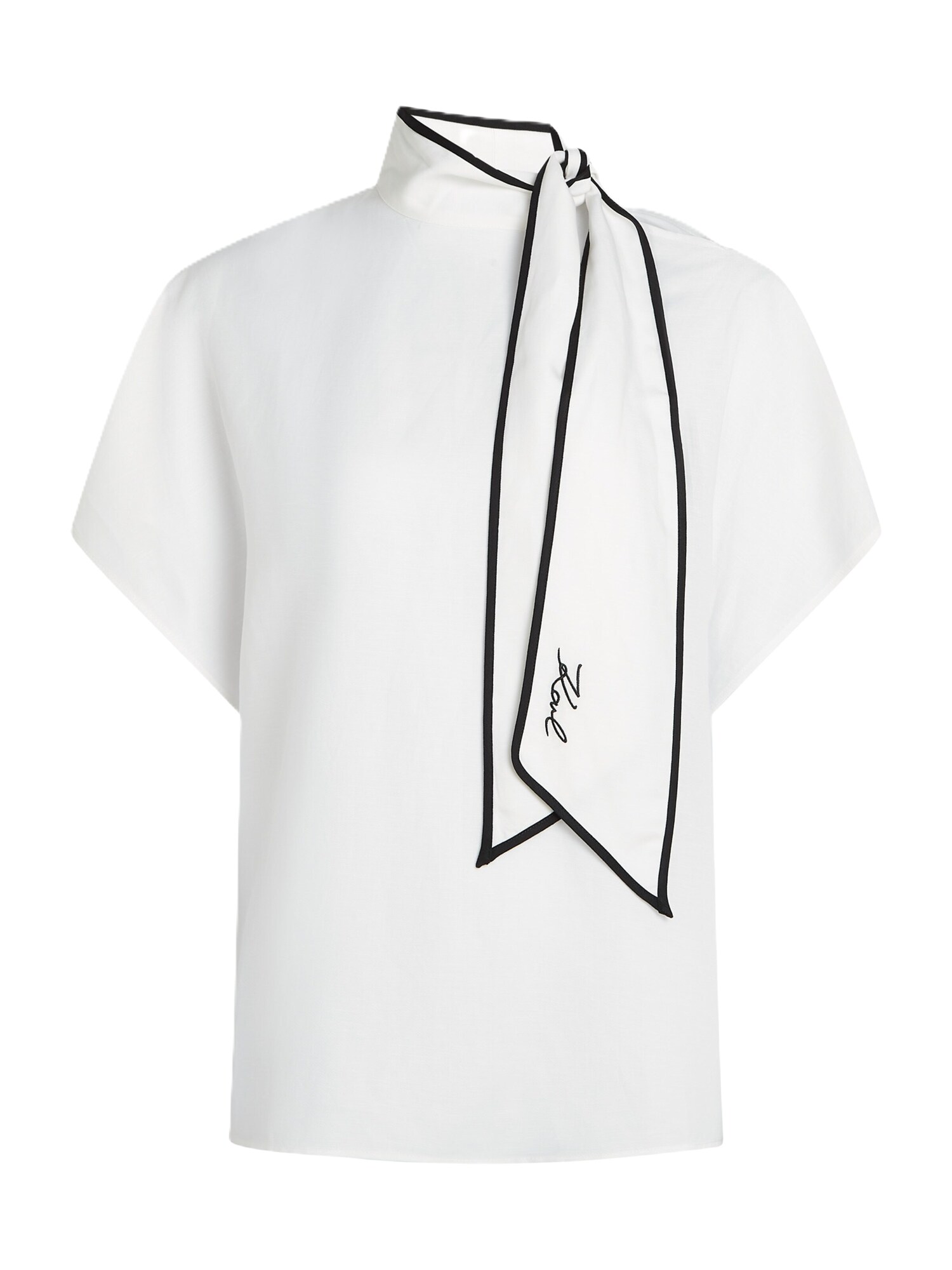 Karl Lagerfeld Bluza  črna / bela
