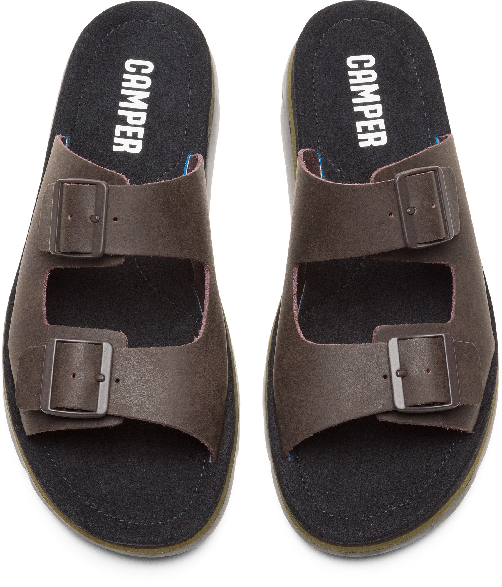 CAMPER Zapatos abiertos 'Oruga'  marrón oscuro