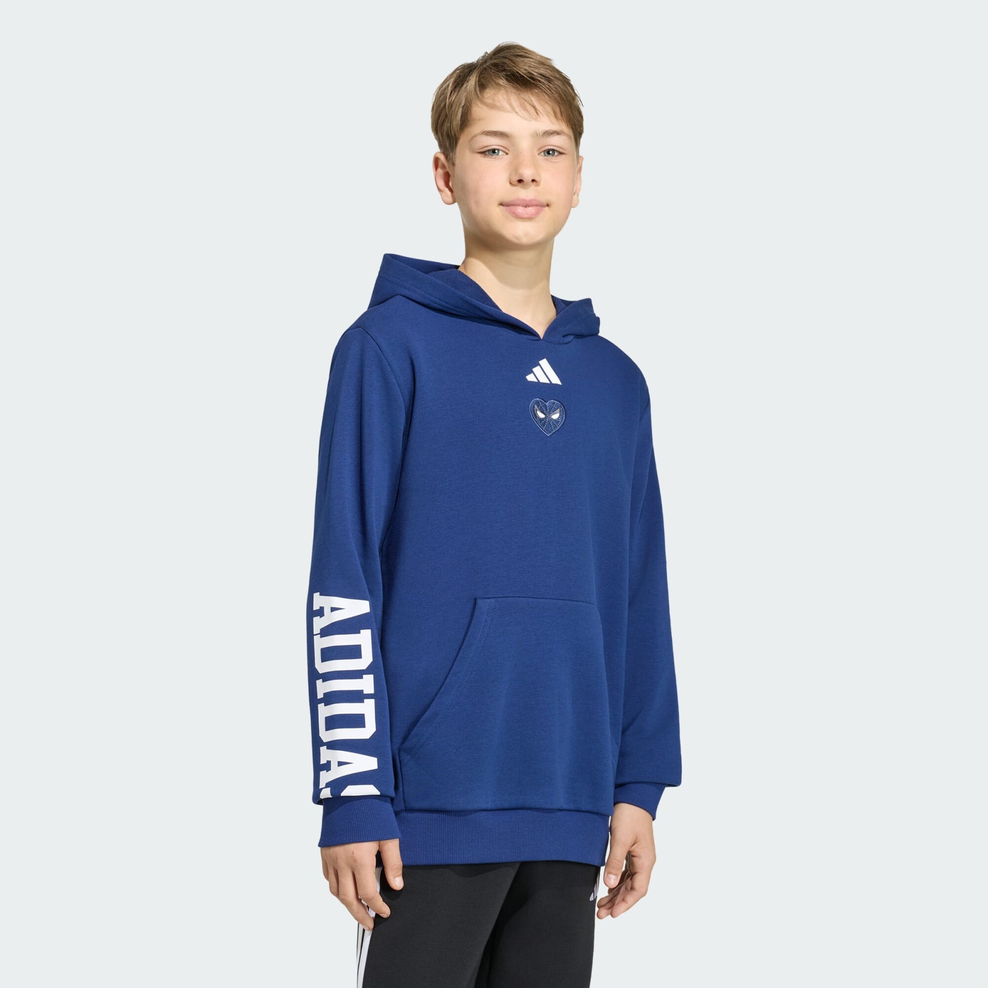 ADIDAS SPORTSWEAR Camiseta deportiva 'Marvel Spider-Man' azul oscuro / blanco – imagen 2