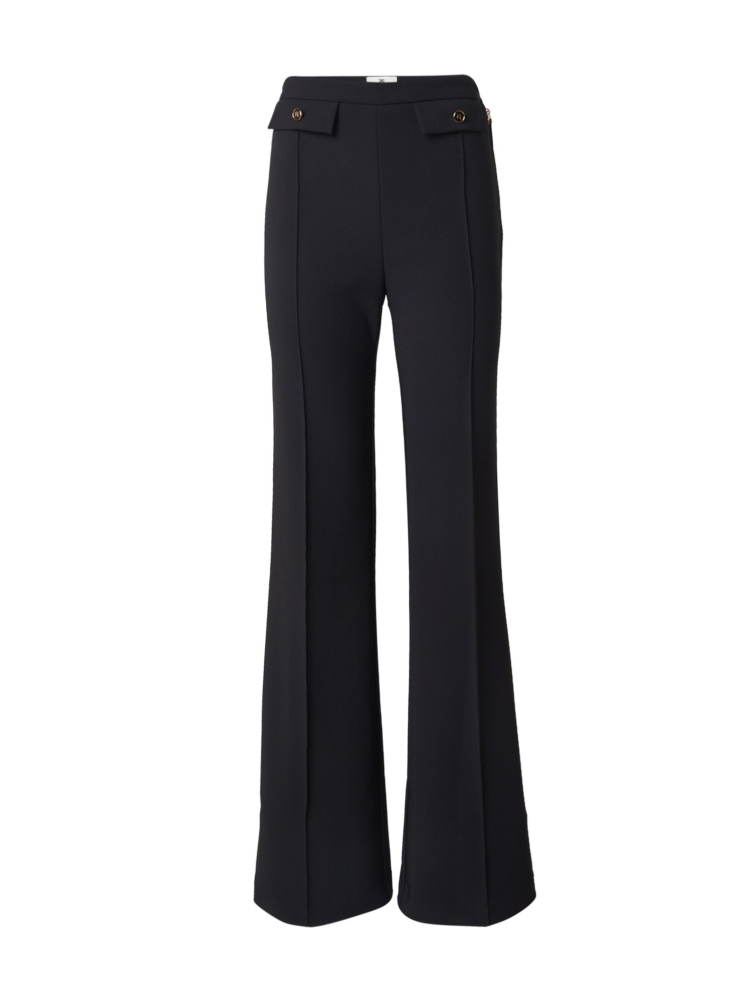 Elisabetta Franchi Pantaloni cu dungă  negru