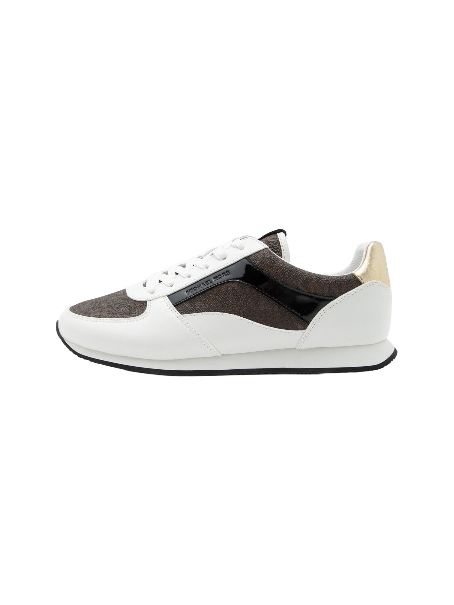 MICHAEL Michael Kors Sneaker low CINDY maro / maro închis / auriu / alb