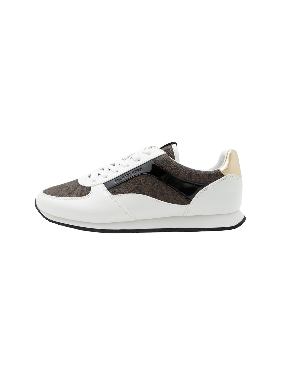Låg sneaker 'CINDY' brun / mörkbrun / guld