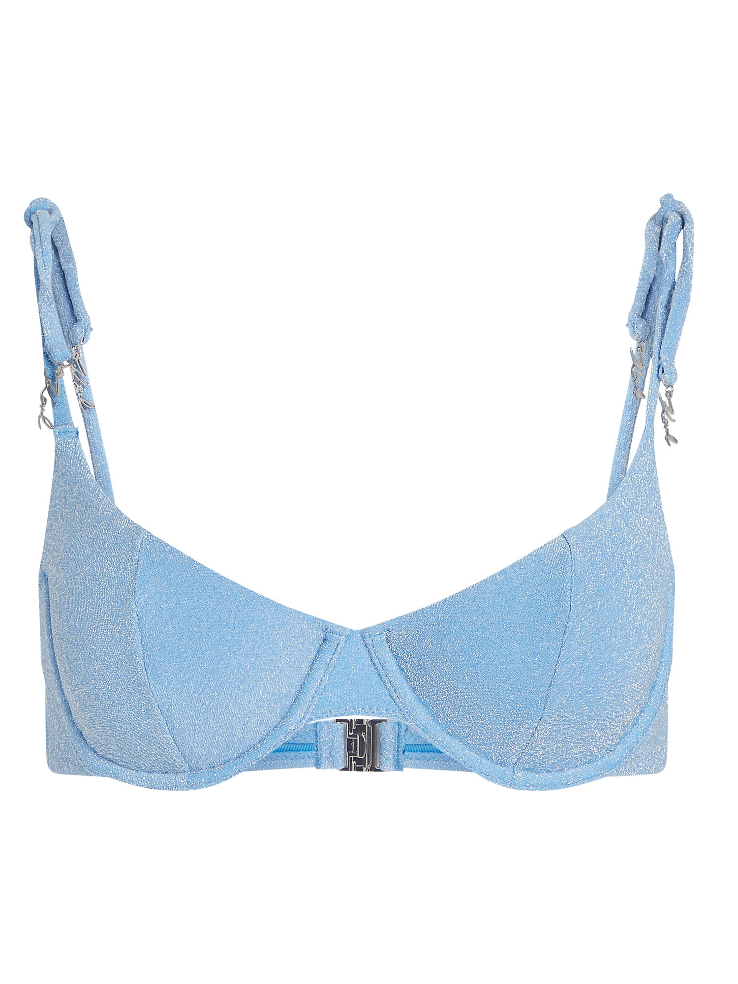 Karl Lagerfeld Sutien costum de baie  albastru deschis