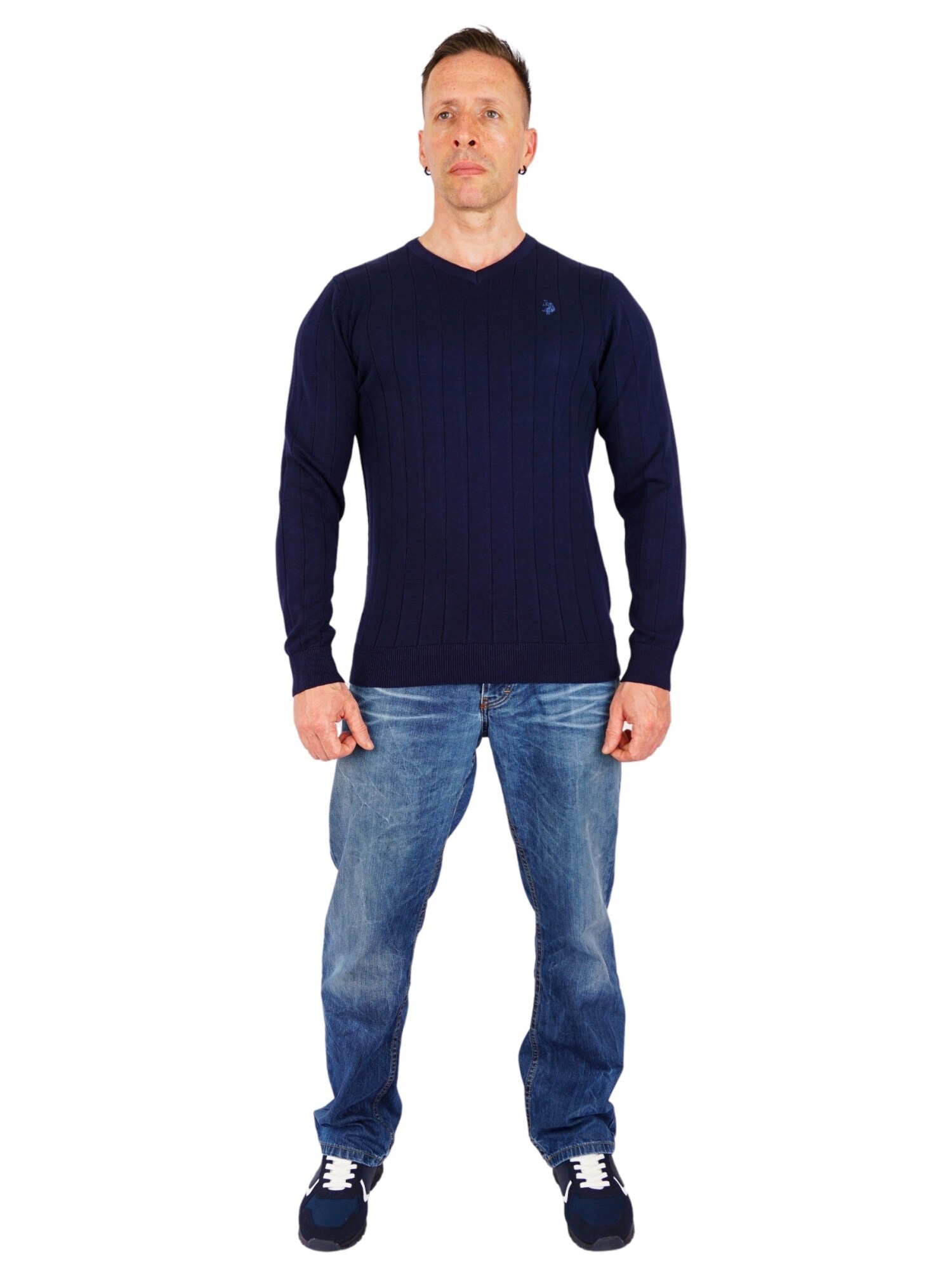 U.S. POLO ASSN. Sveter tmavomodrá (obrázok 4)