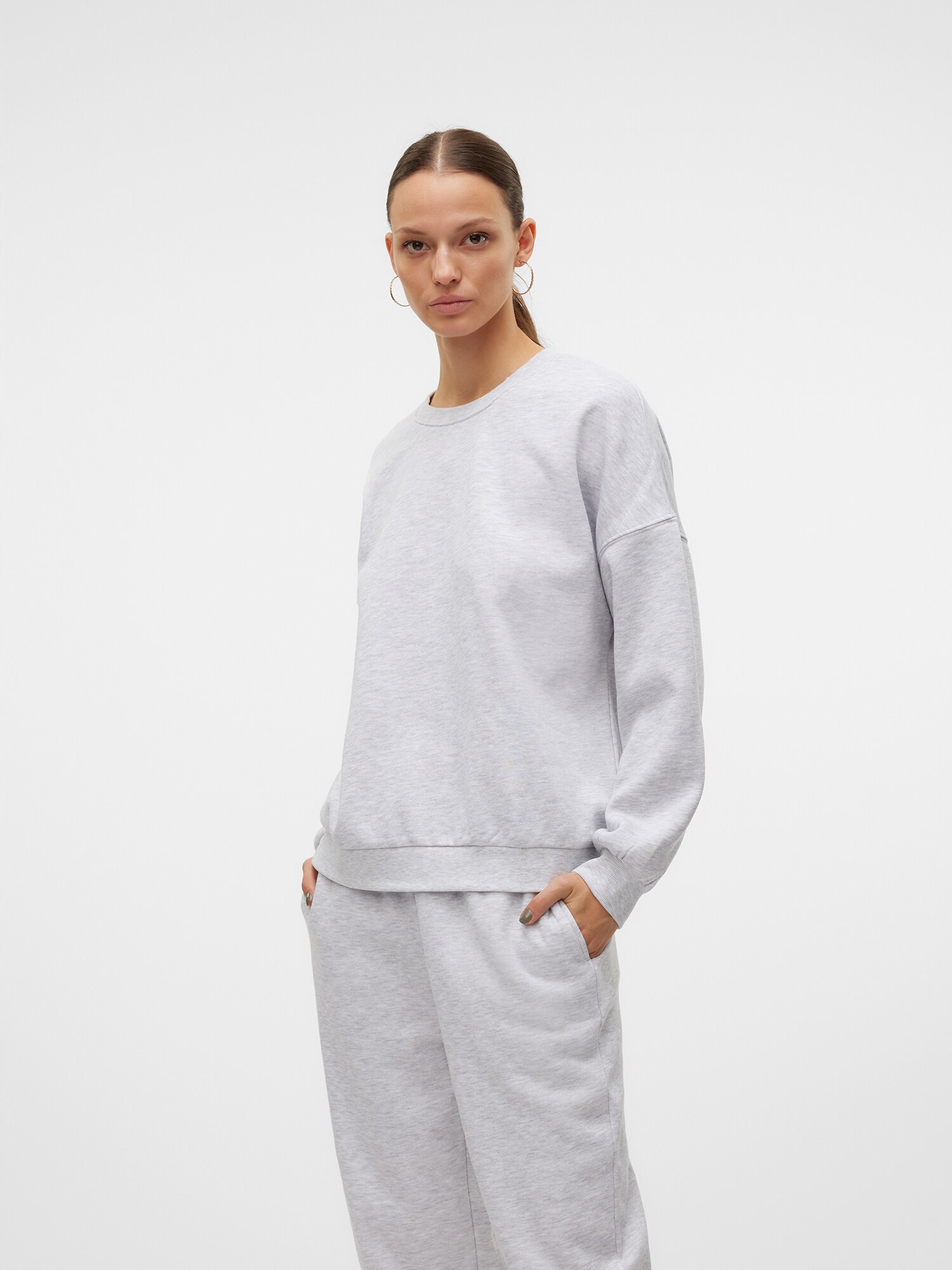 VERO MODA Tréning póló  világosszürke termék 2. képe