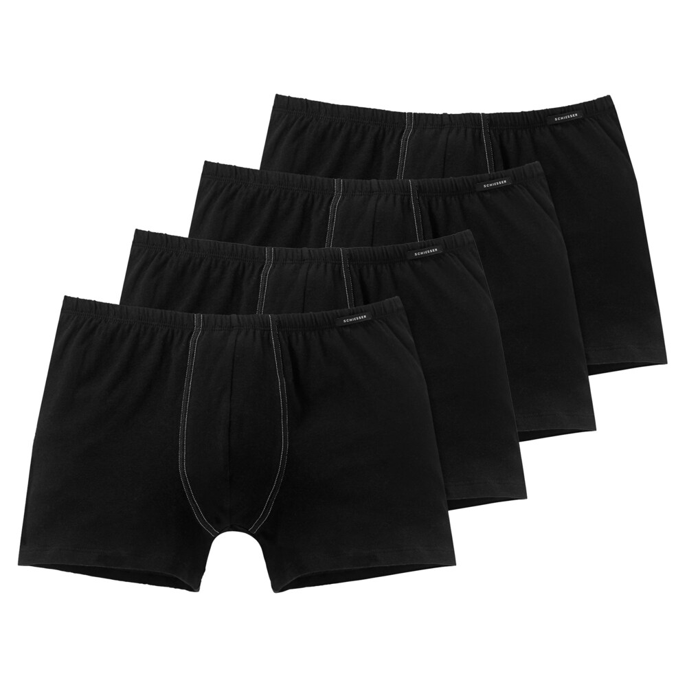 SCHIESSER Boxeralsók Férfi fekete , Méret XL