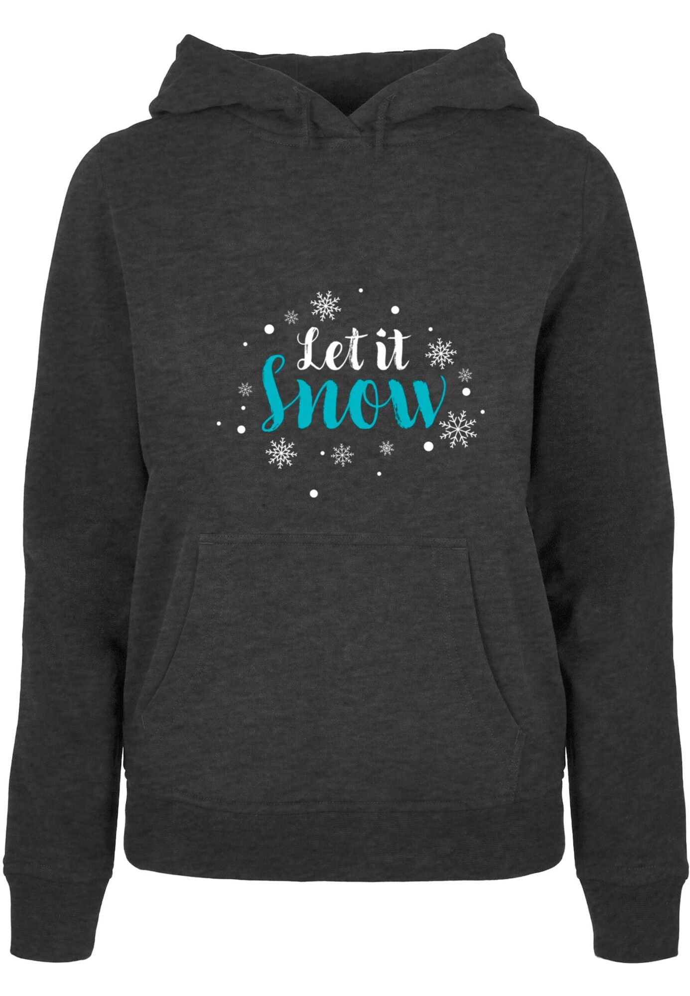 Merchcode Tréning póló 'Let it snow'  kék / antracit / fehér akciós termékkép 1