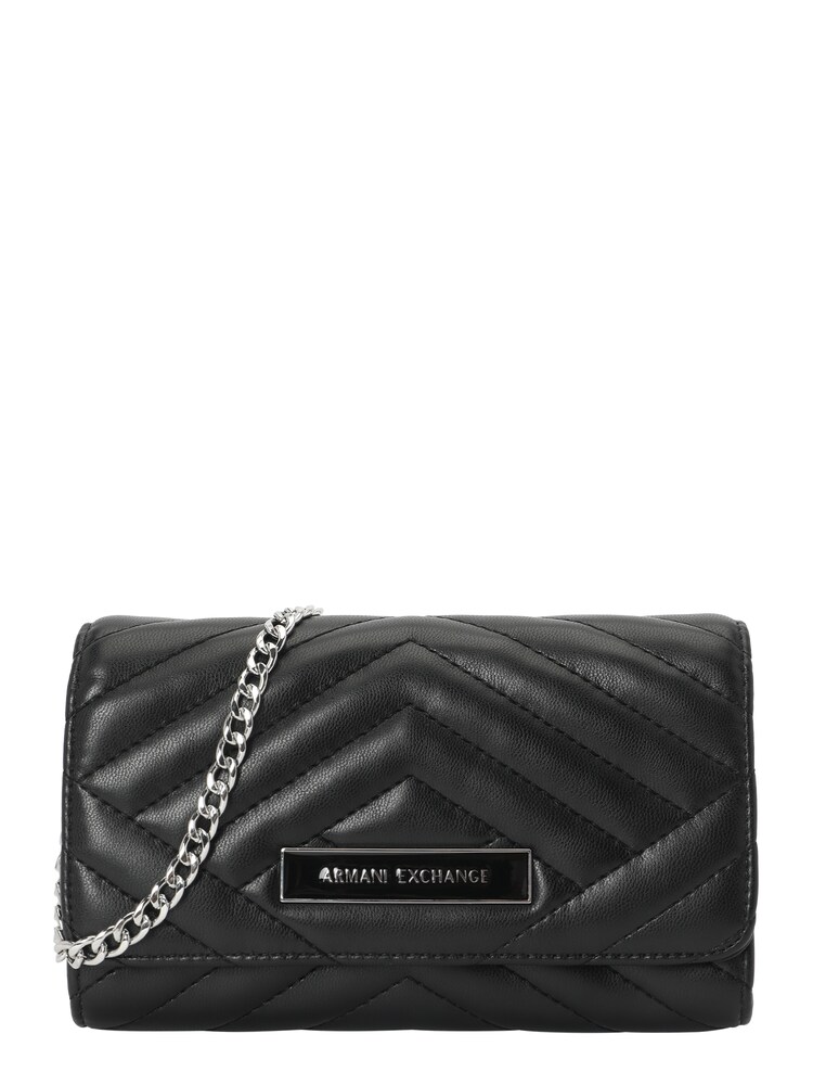 ARMANI EXCHANGE Clutch Damen Größe One Size schwarz / silber
