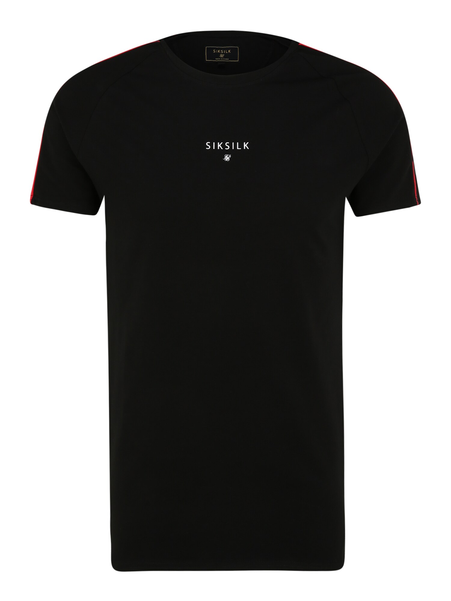 SikSilk Marškinėliai 'Imperial'  raudona / juoda / balta