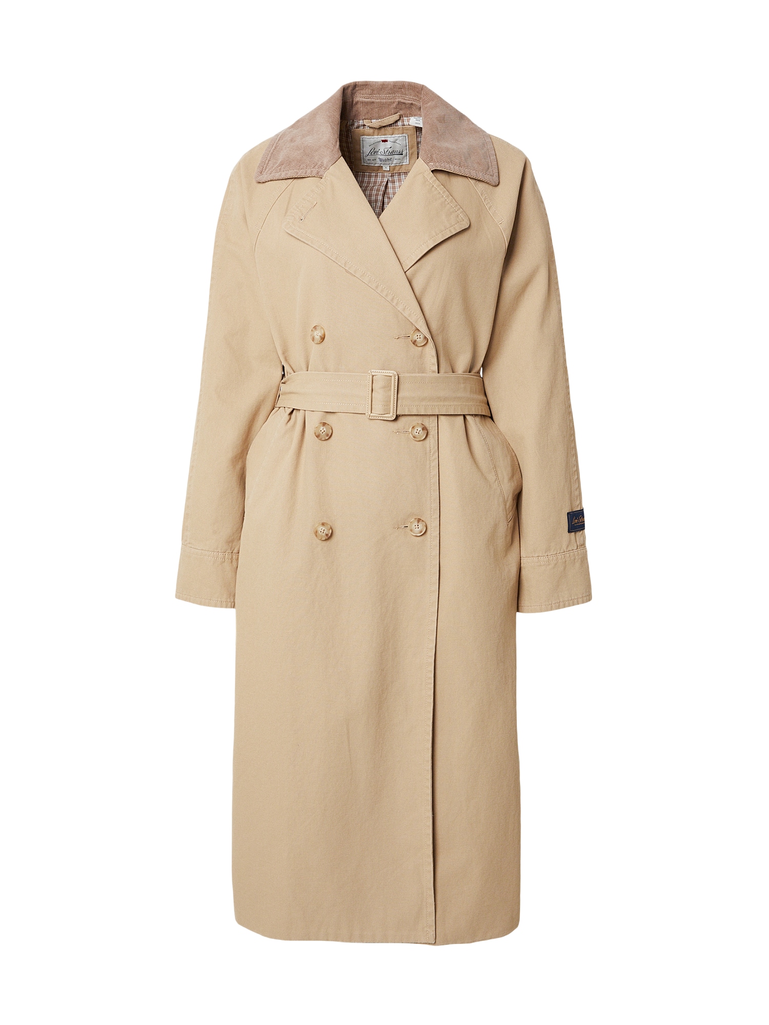 LEVIS ® Palton de primăvară-toamnă  bej