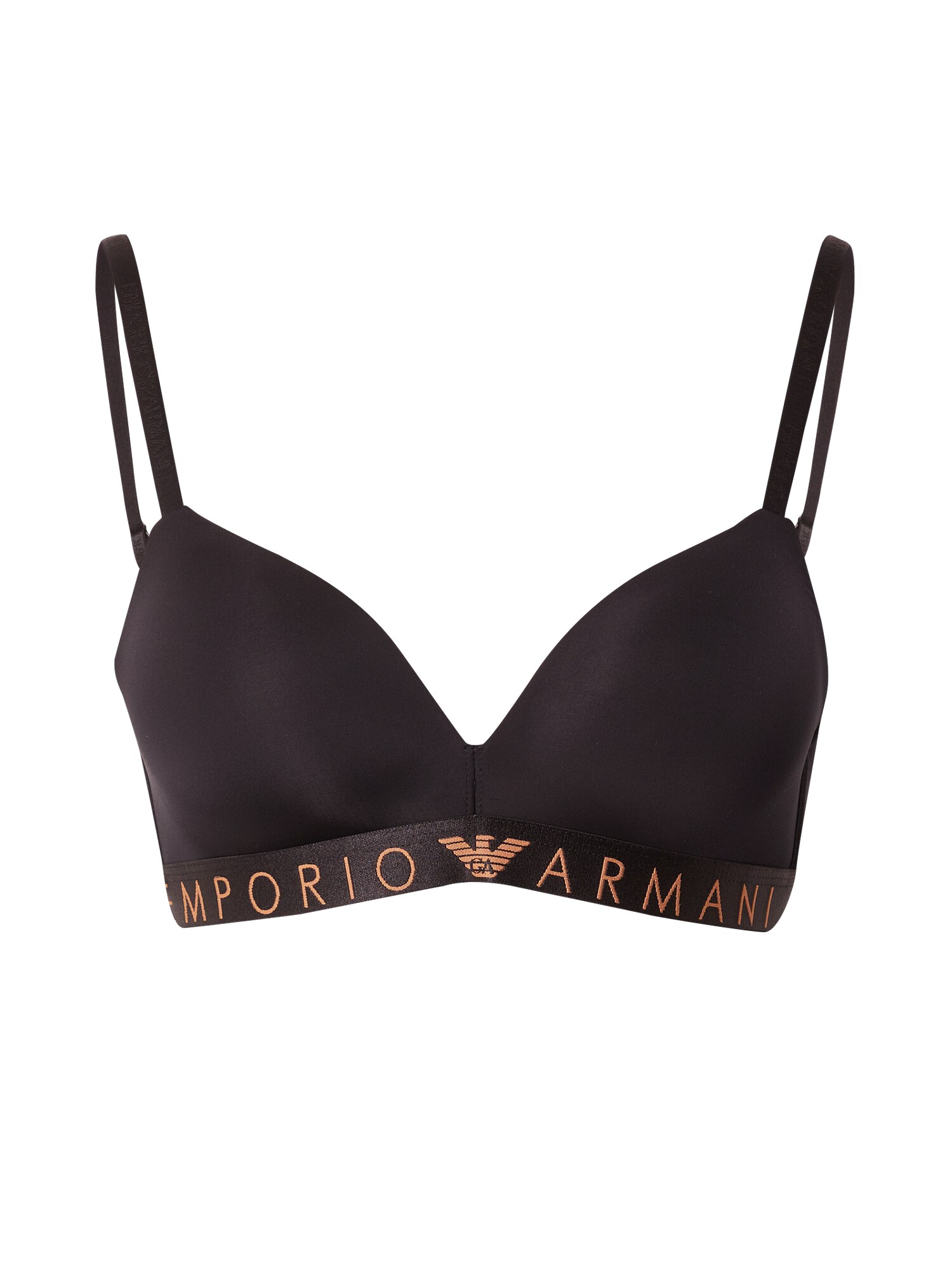 Emporio Armani Podprsenka  hnedá / čierna