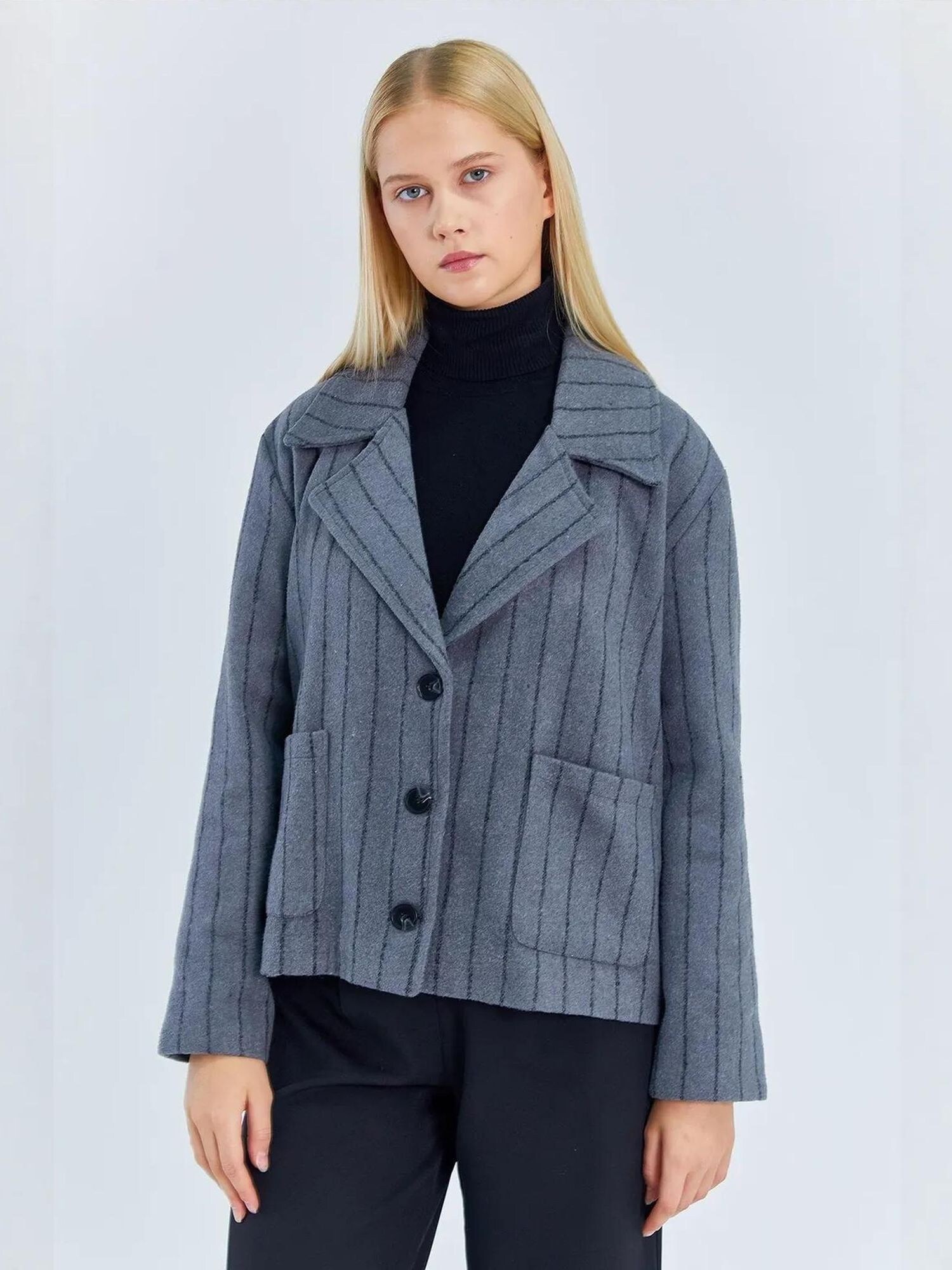 MixRay Giacca di mezza stagione  antracite / grigio sfumato