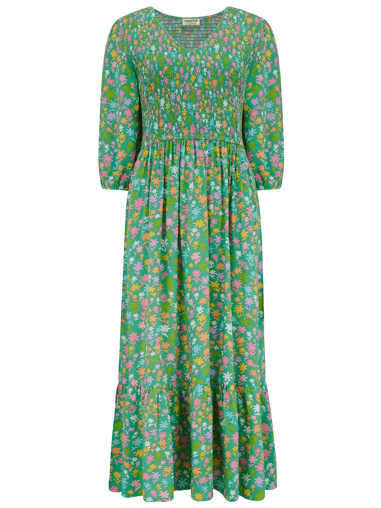 Sugarhill Brighton Vestido 'Magdalene'  verde / mistura de cores