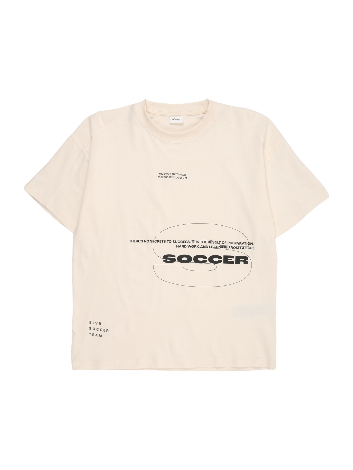 s.Oliver Tricou  crem / negru