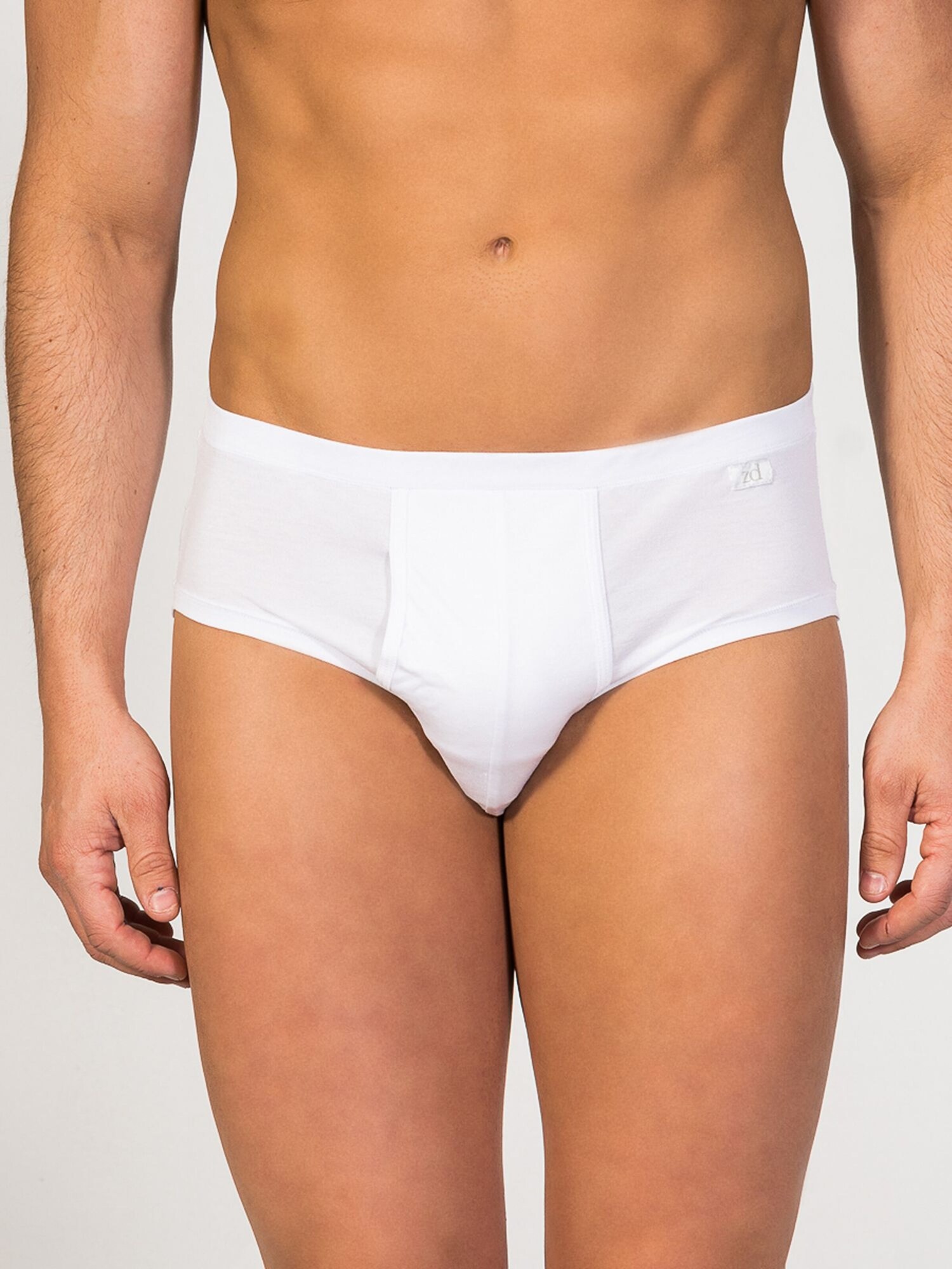 zd ZERO DEFECTS Braga 'Brummel 100% Mercerized Cotton'  blanco