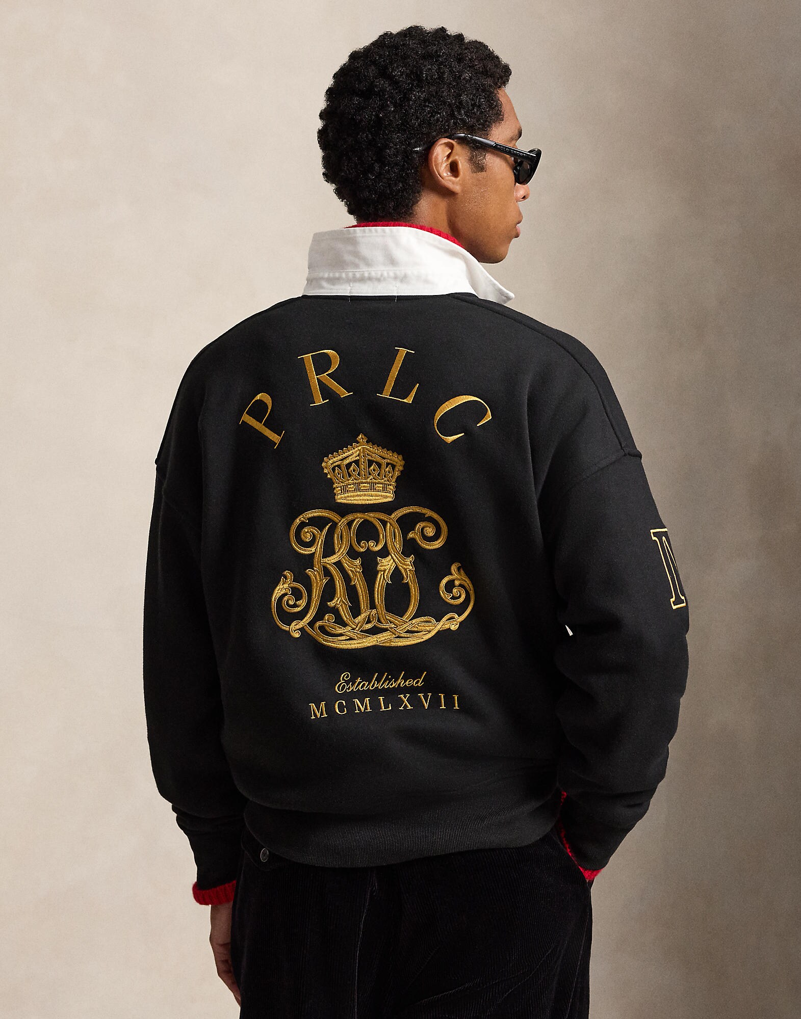 Polo Ralph Lauren Sudadera amarillo oscuro / negro / blanco – imagen 3