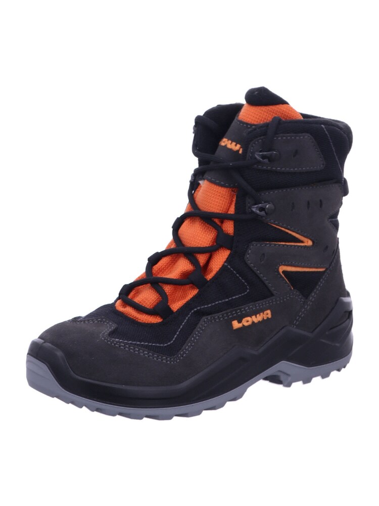 LOWA Boots 'Lino' Jungen Größe 35 graphit / orange