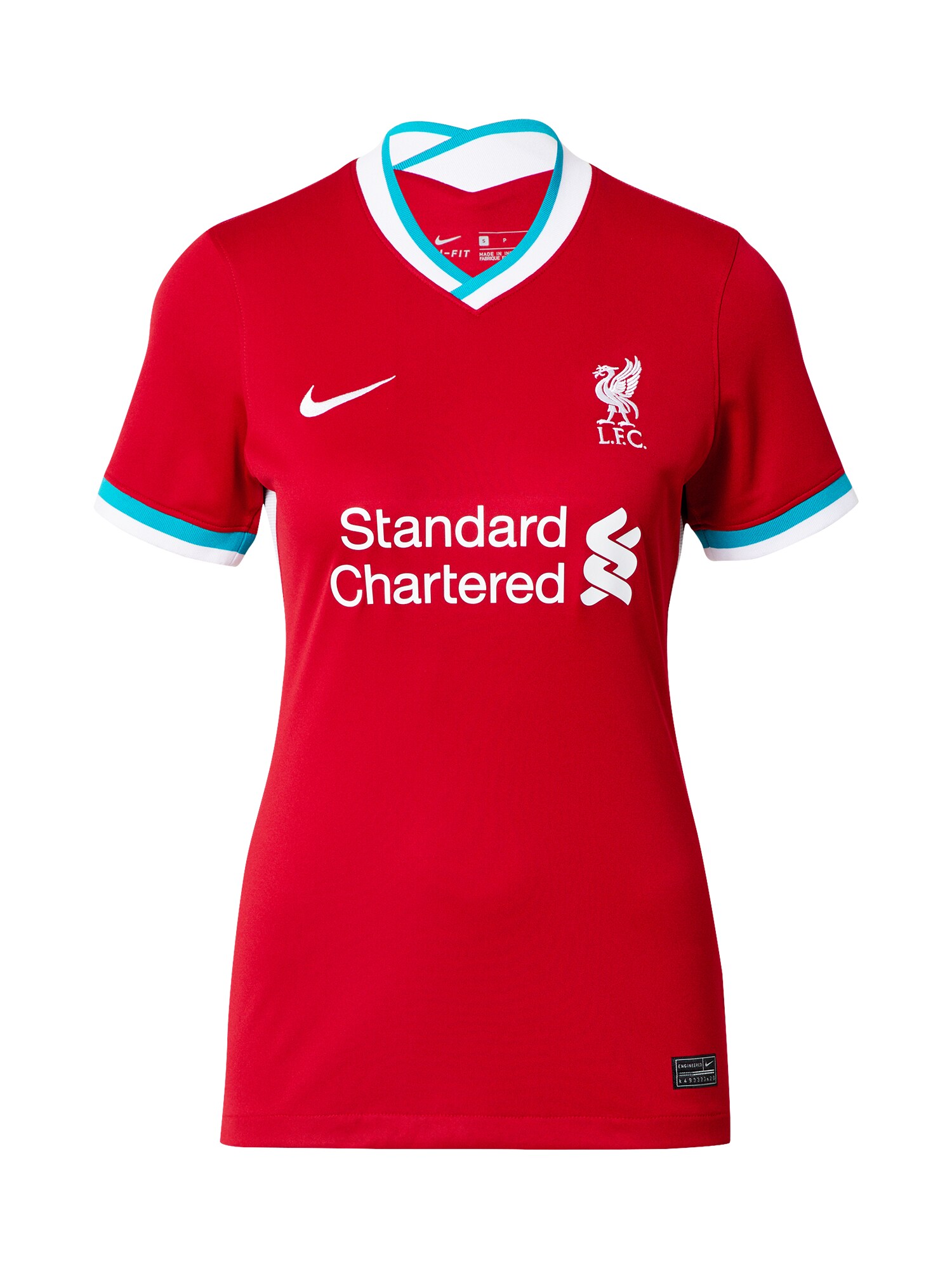 NIKE Triko 'Liverpool FC 2020/21 Stadium Home'  balta / raudona / turkio spalva