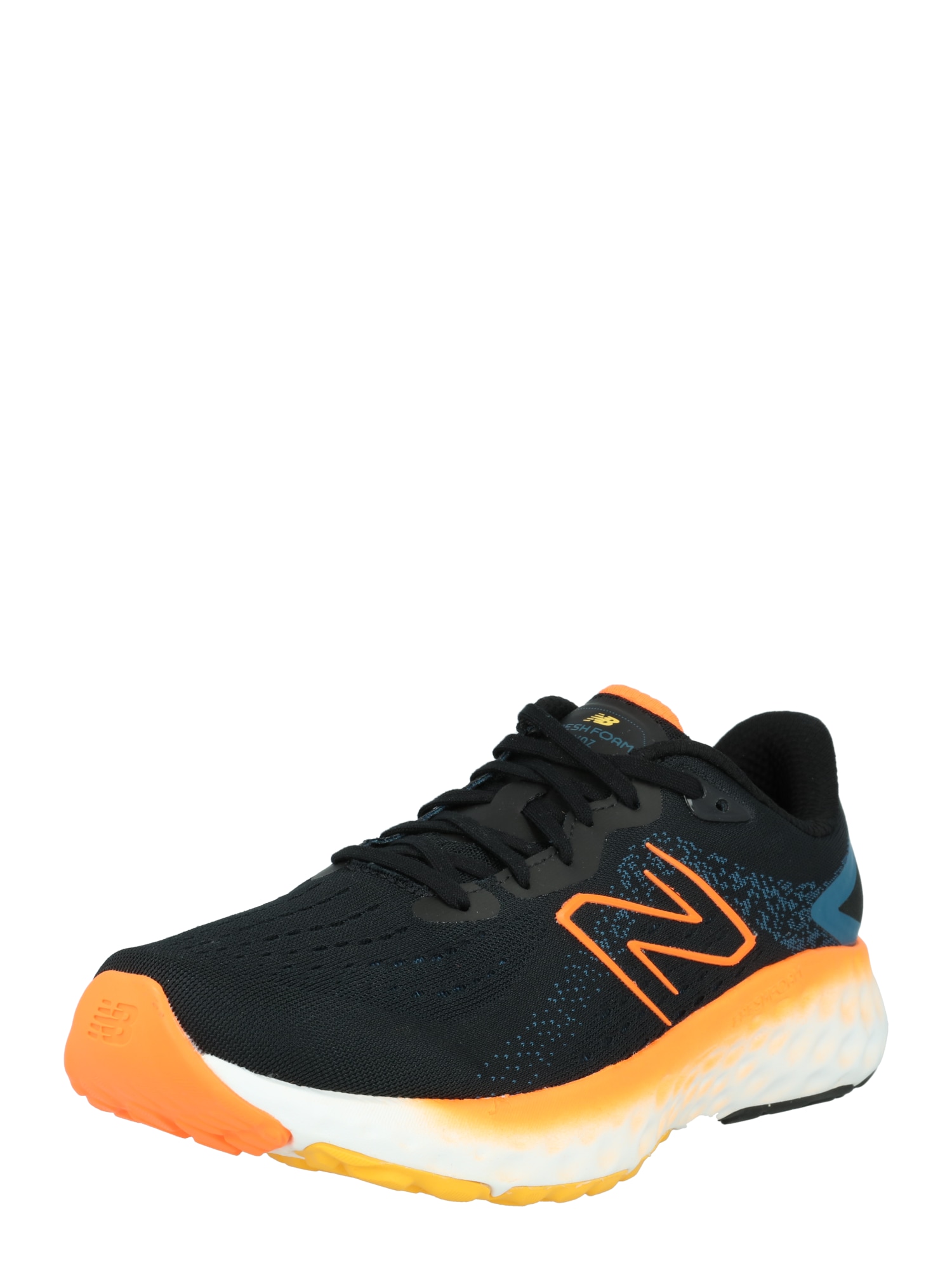 new balance Bėgimo batai benzino spalva / tamsiai oranžinė / juoda