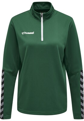 Hummel Camiseta deportiva 'Authentic'  gris / verde oscuro / negro / blanco