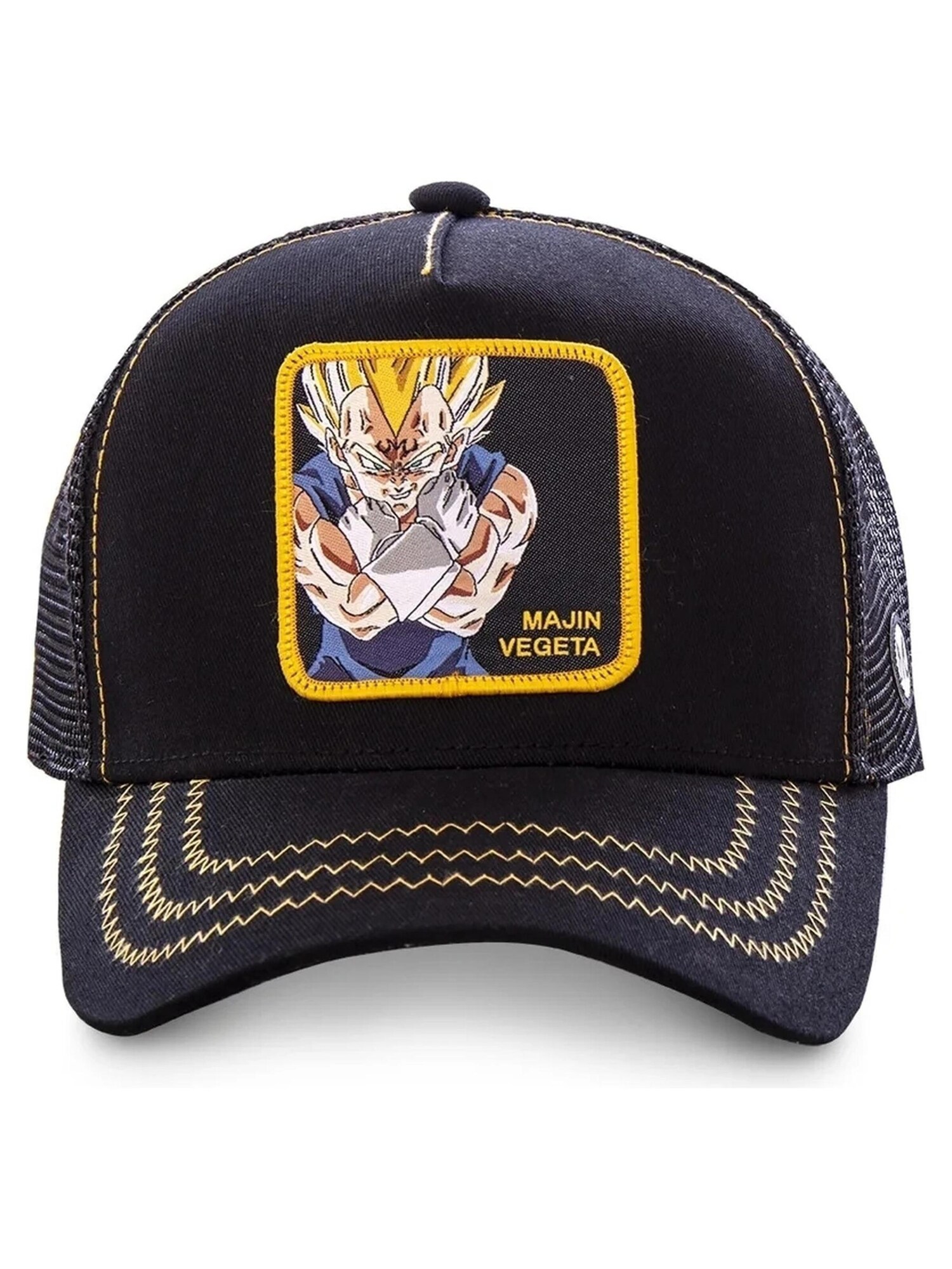 Capslab Gorra 'Gorra capslab negra majin vegeta bordado frente visera curva'  negro