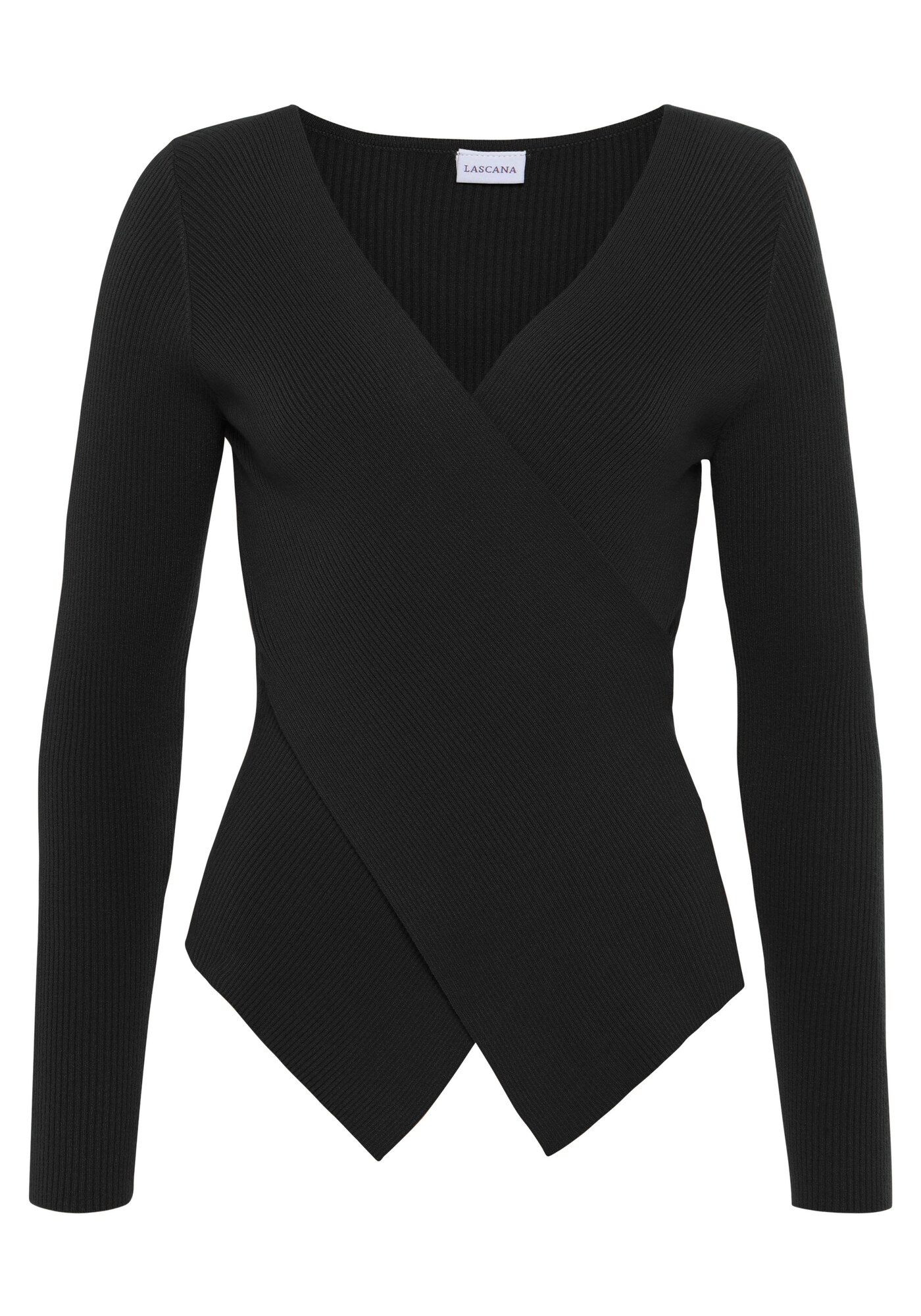 LASCANA Pulover  negru