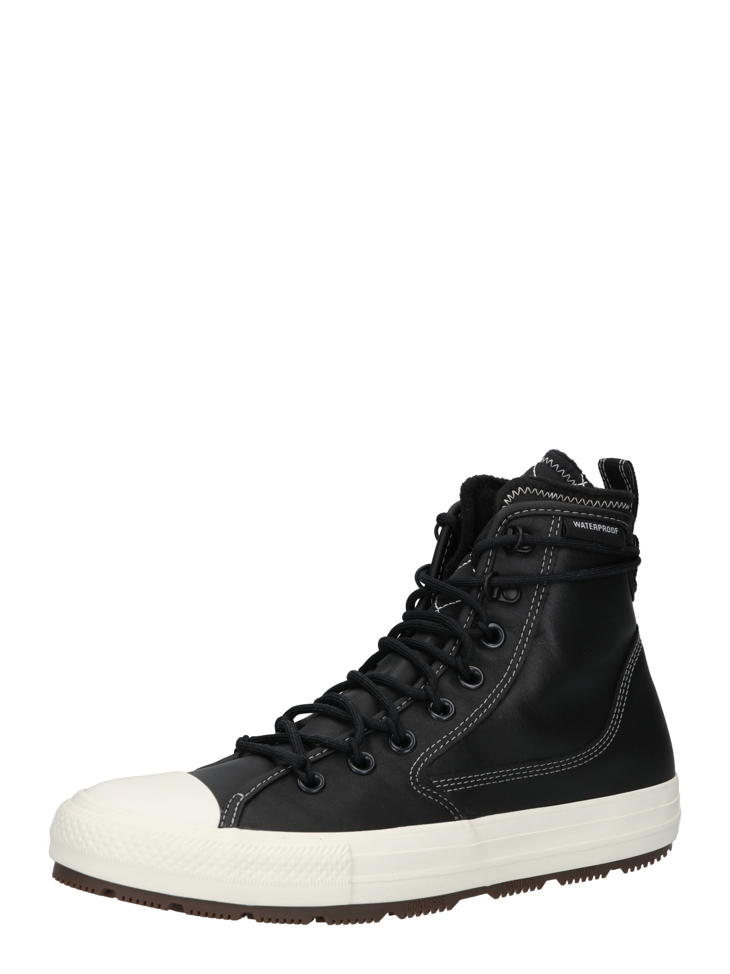 CONVERSE Sneaker înalt  negru / alb
