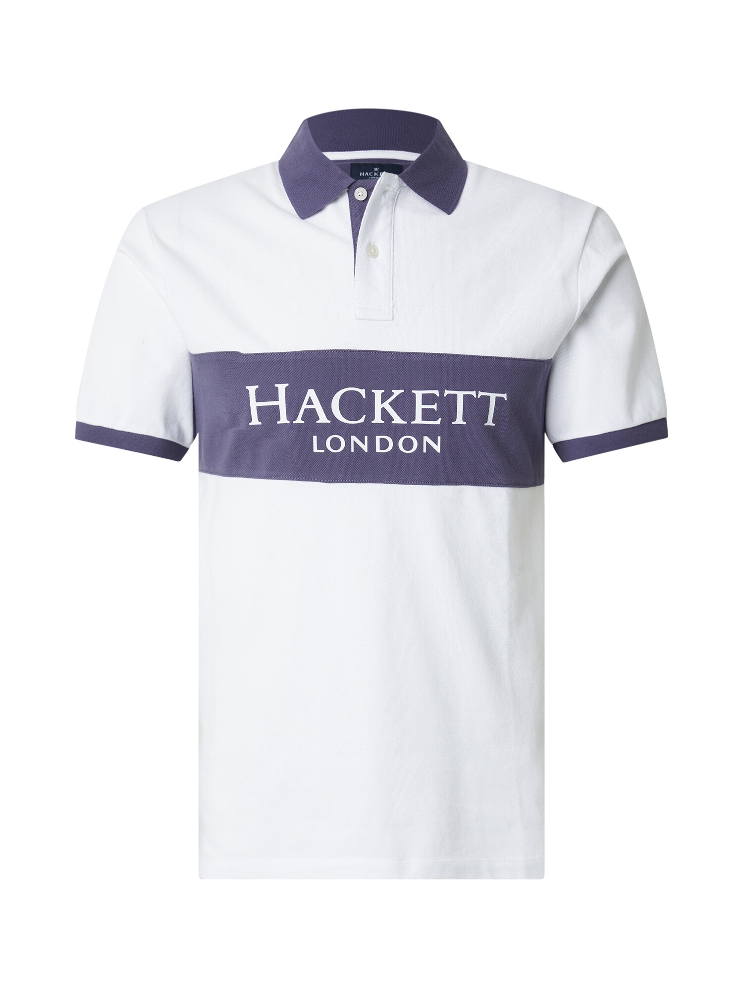 Hackett London Tričko námornícka modrá / rubínová / biela