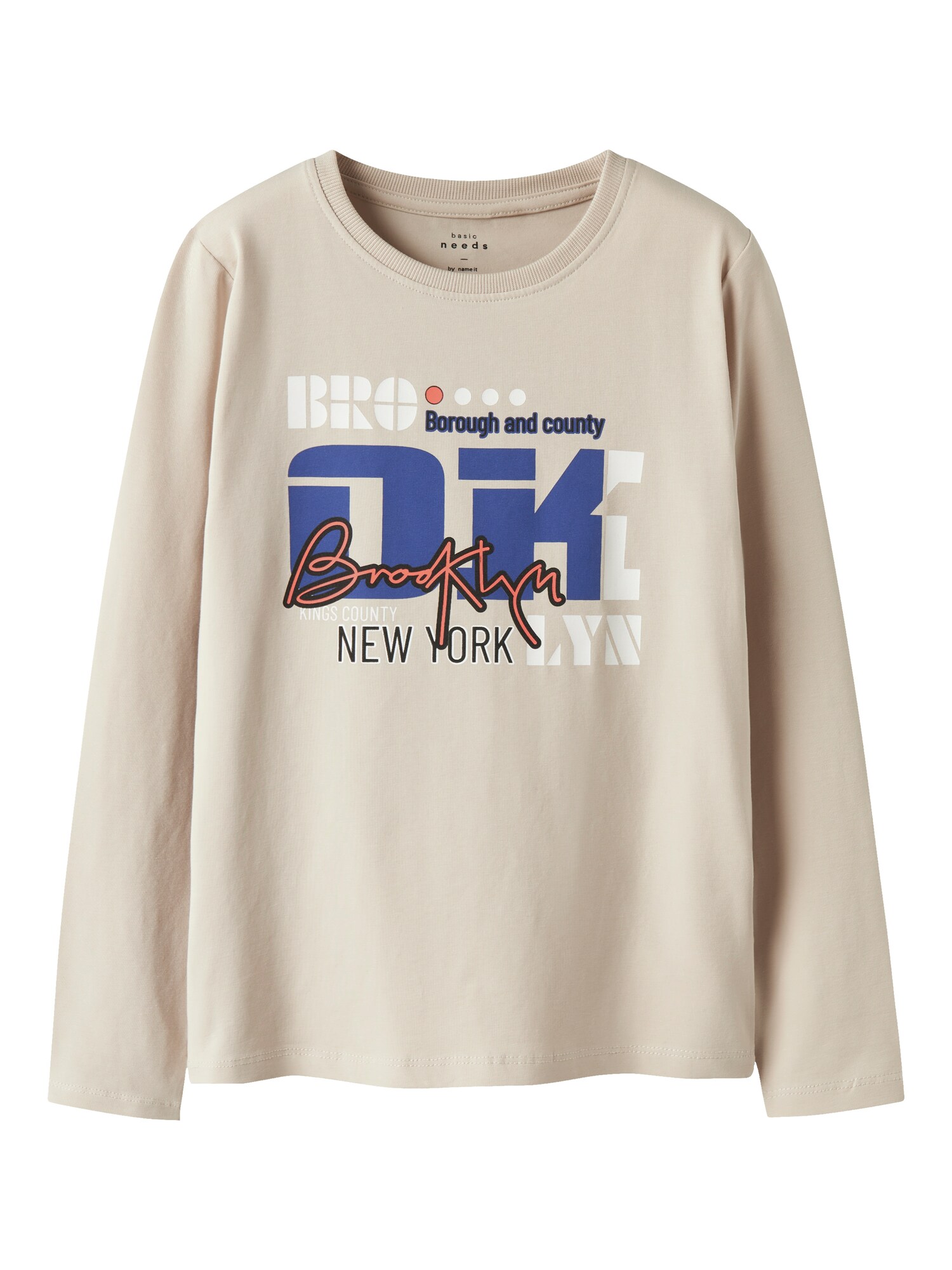 NAME IT Tricou NKMVUX  alb kitt / albastru gențiană / roșu carmin / alb