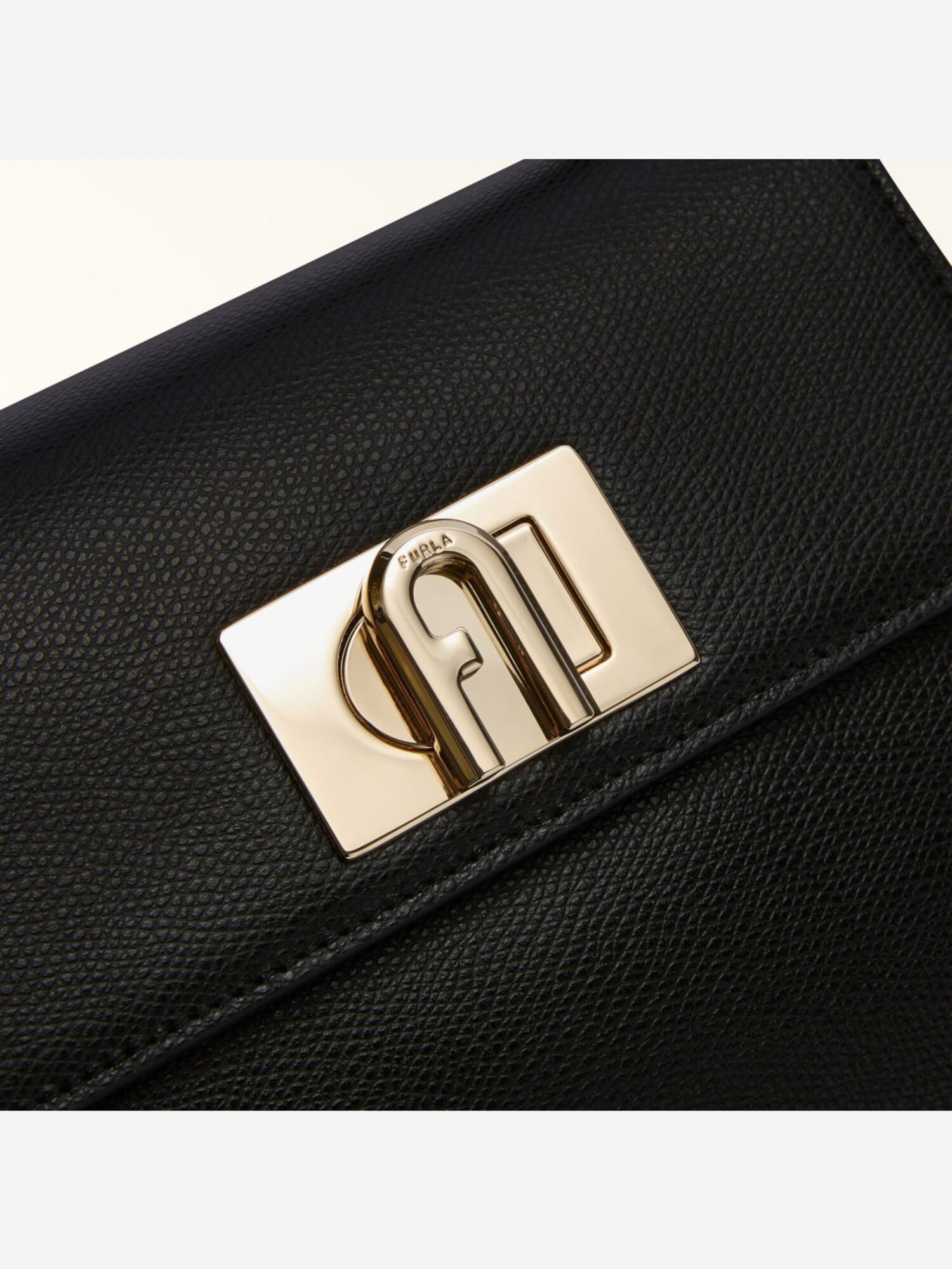 FURLA Bolso de mano '1927 Cuir'  negro
