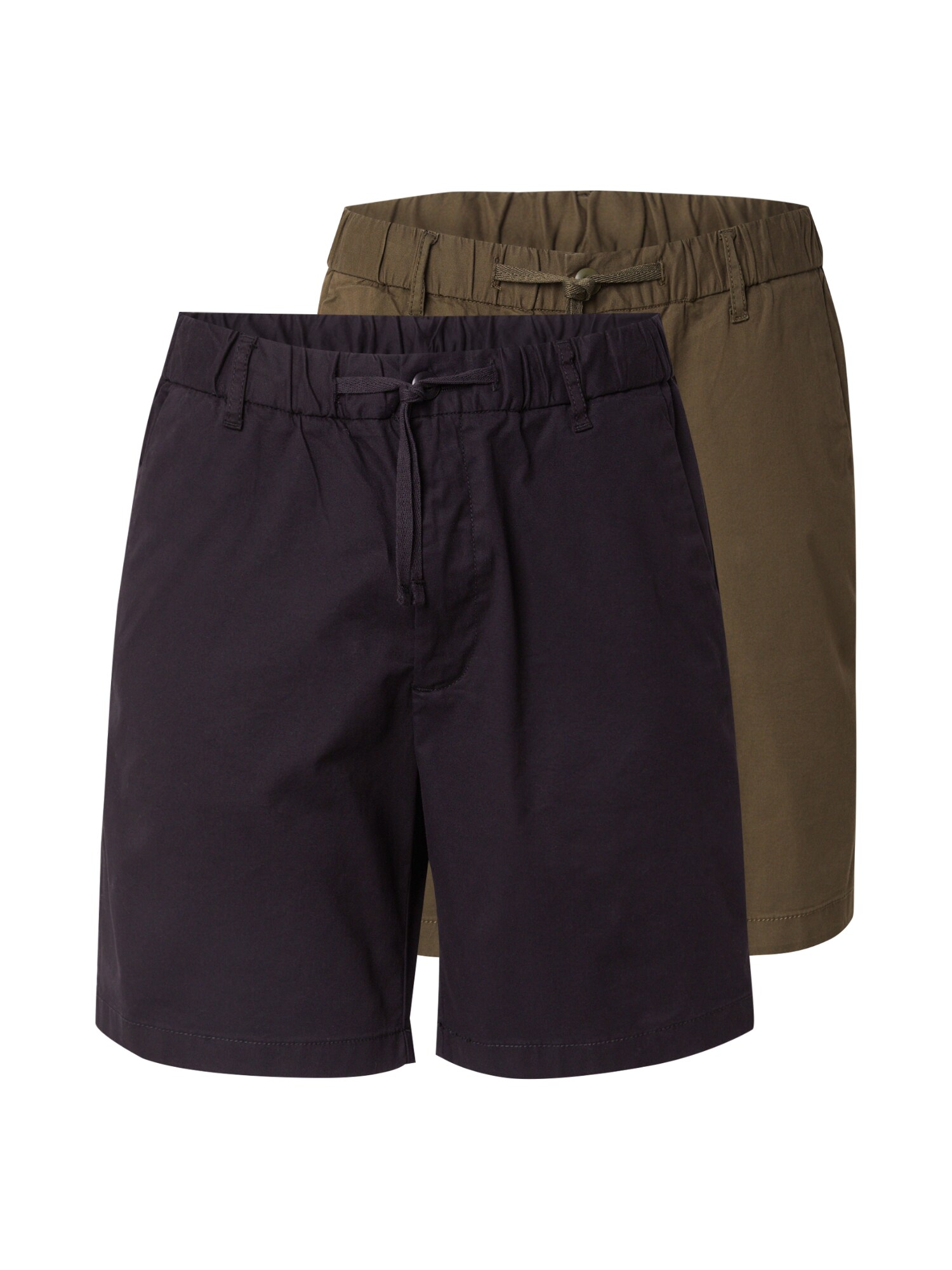 JACK & JONES Chino nohavice 'JPSTJAIDEN'  kaki / čierna