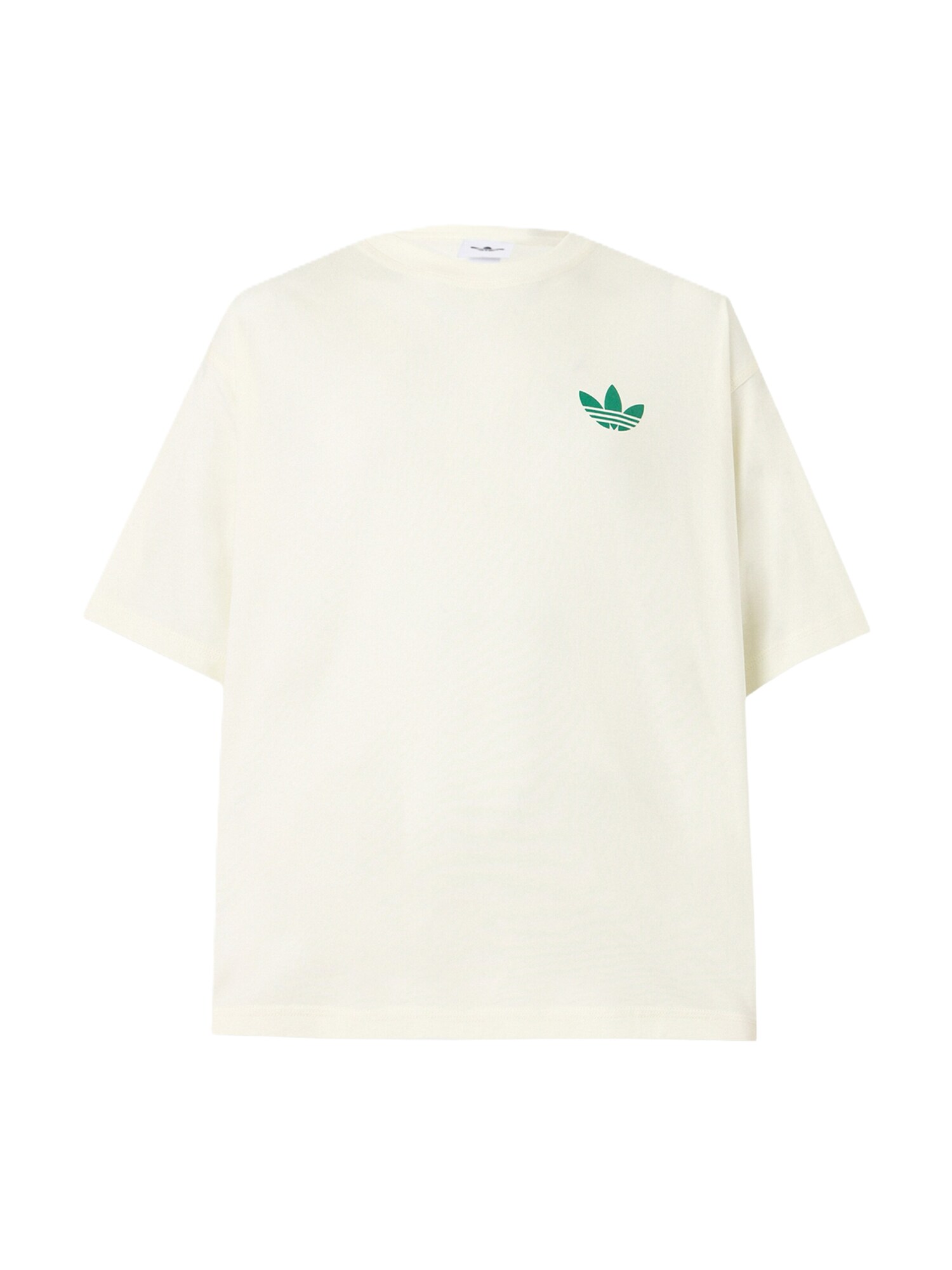 ADIDAS ORIGINALS Majica 'MOUNTAIN'  kari / zelena / volneno bela