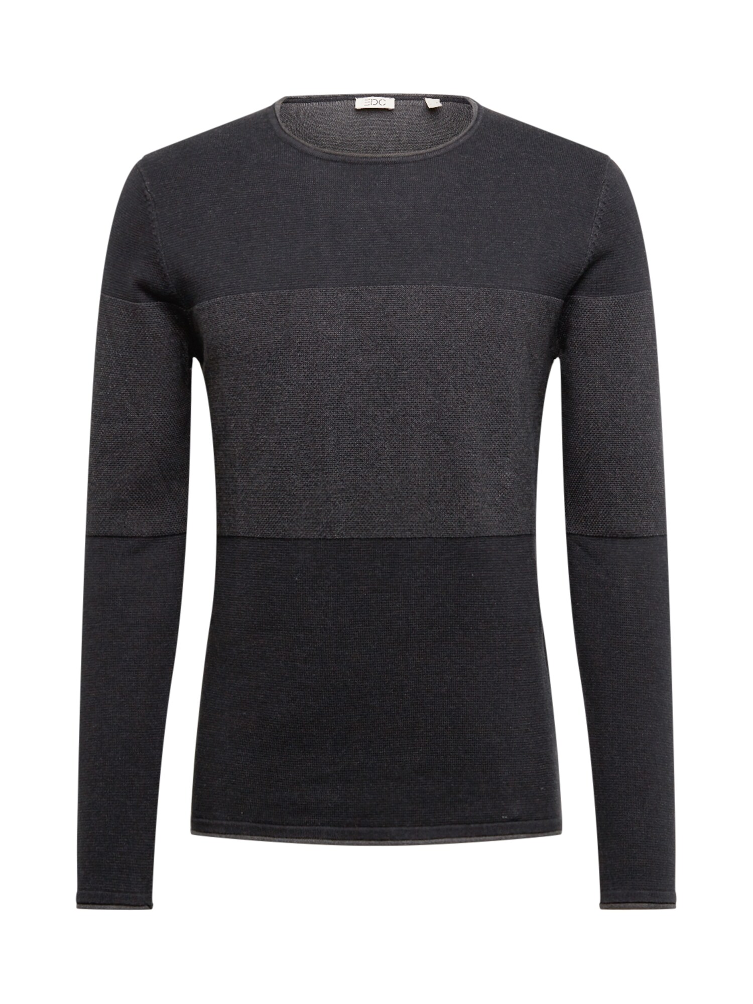 EDC BY ESPRIT Megztinis  juoda / akmens / margai juoda