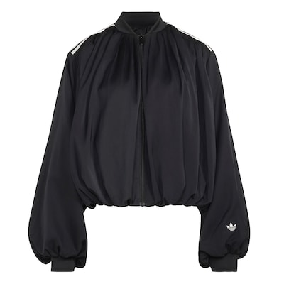 ADIDAS ORIGINALS Chaqueta de entretiempo  negro / blanco