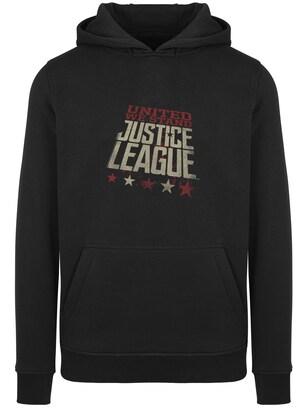 F4NT4STIC Sweatshirt ‘DC Comics Justice League Movie United We Stand’ Beige / Rood / Zwart