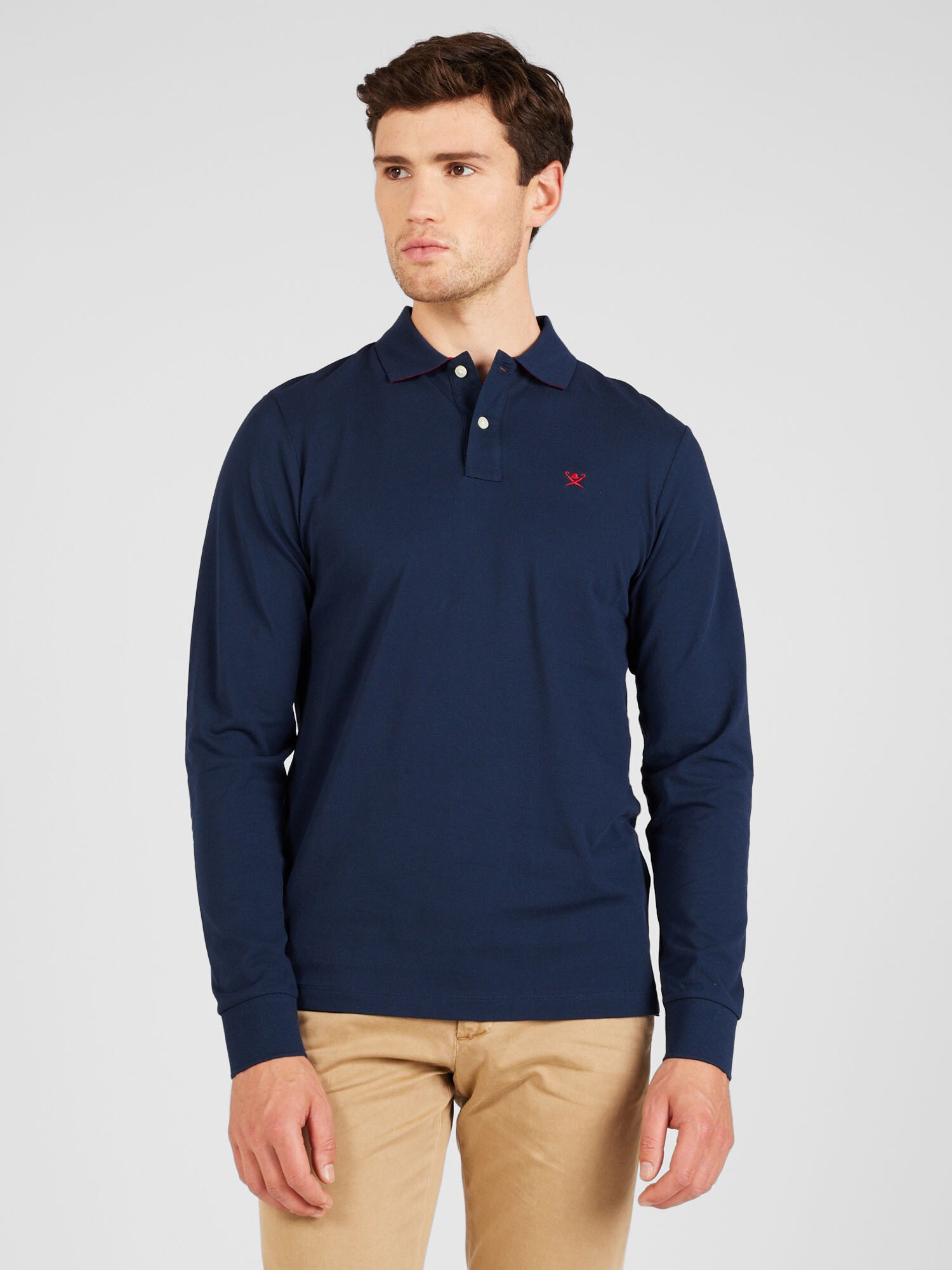 Hackett London Póló  tengerészkék / piros termék 2. képe