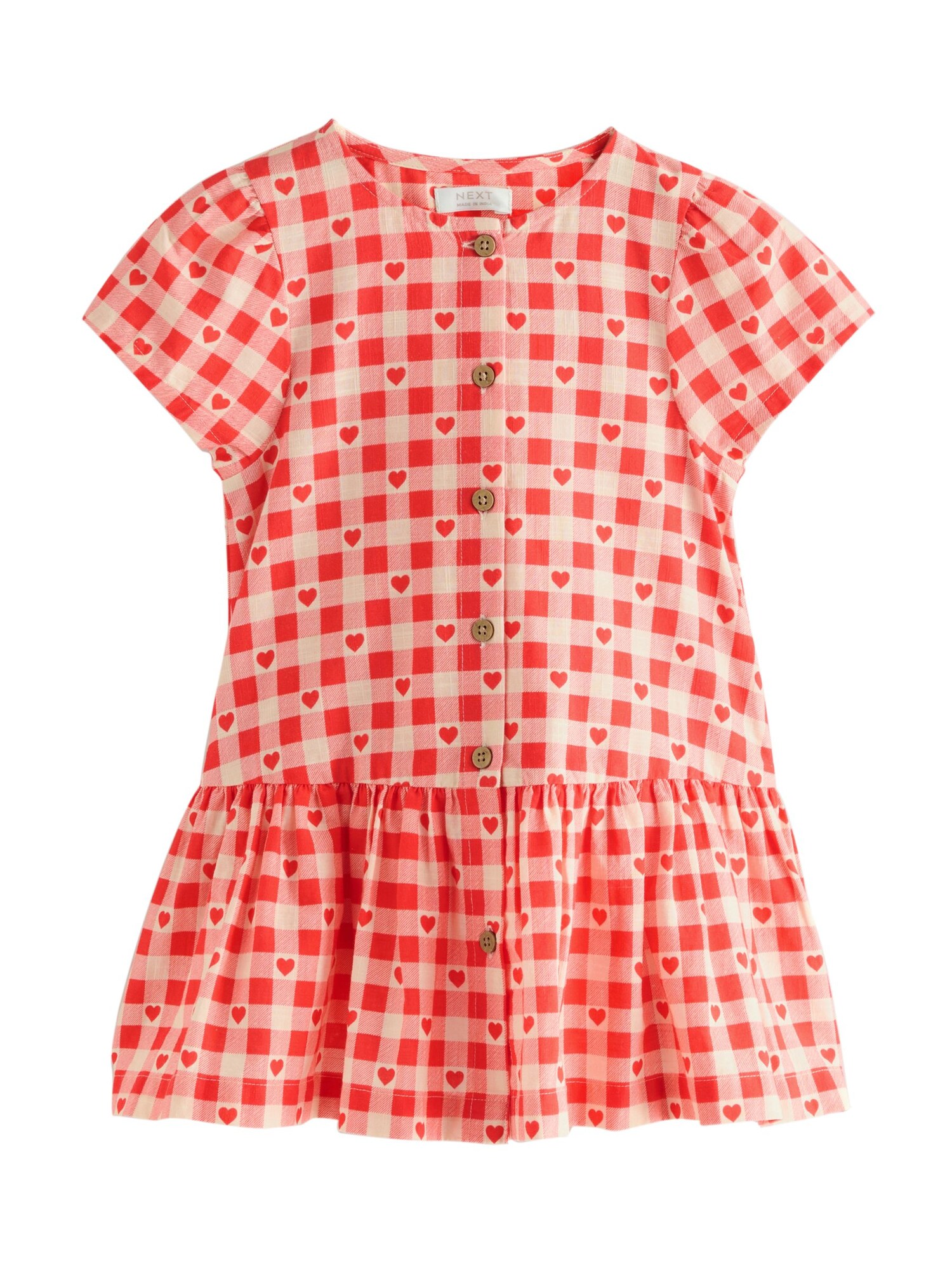 Next Rochie  crem / roșu / roșu deschis