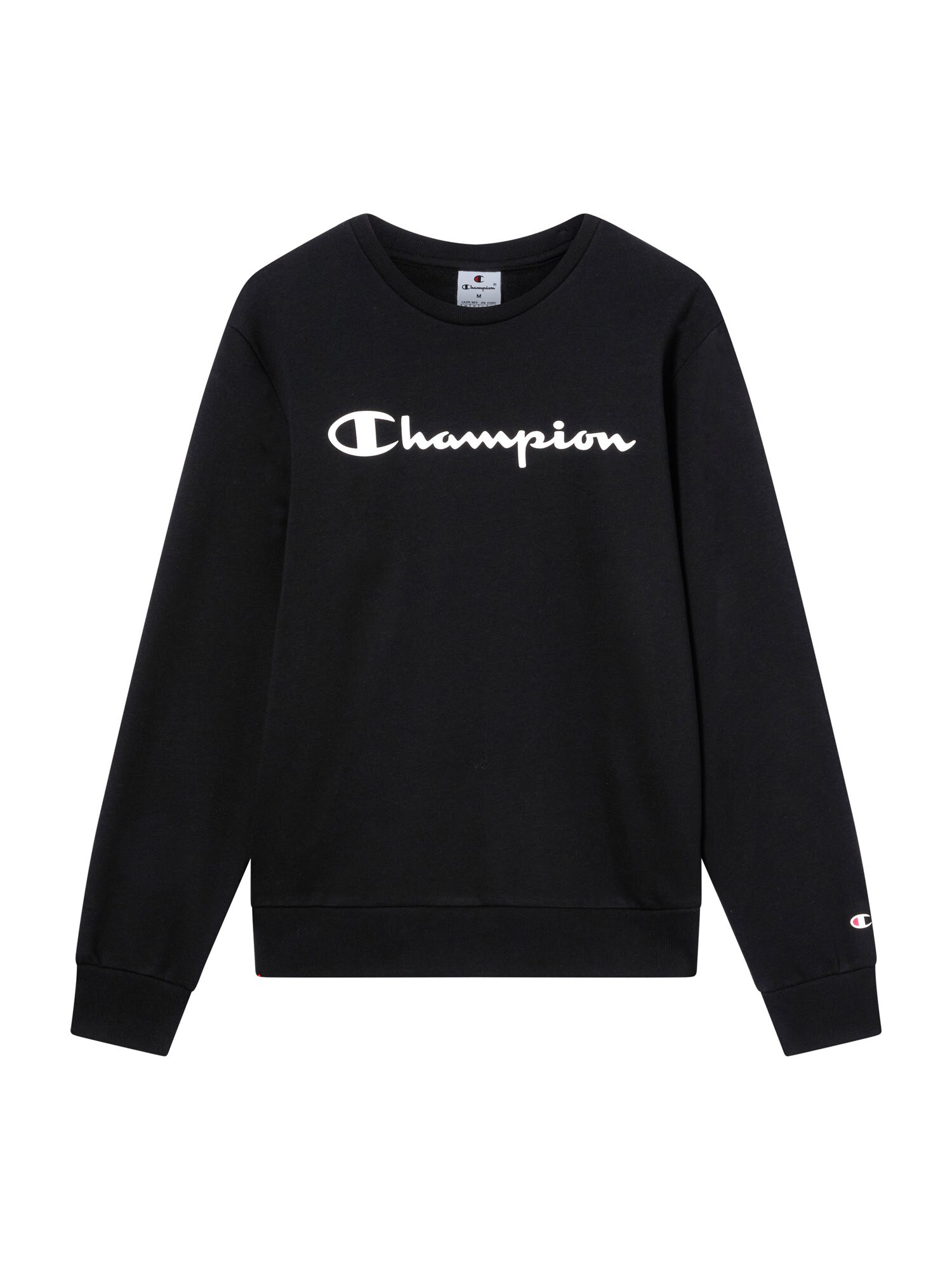 Champion Authentic Athletic Apparel Bluză de molton  negru / alb