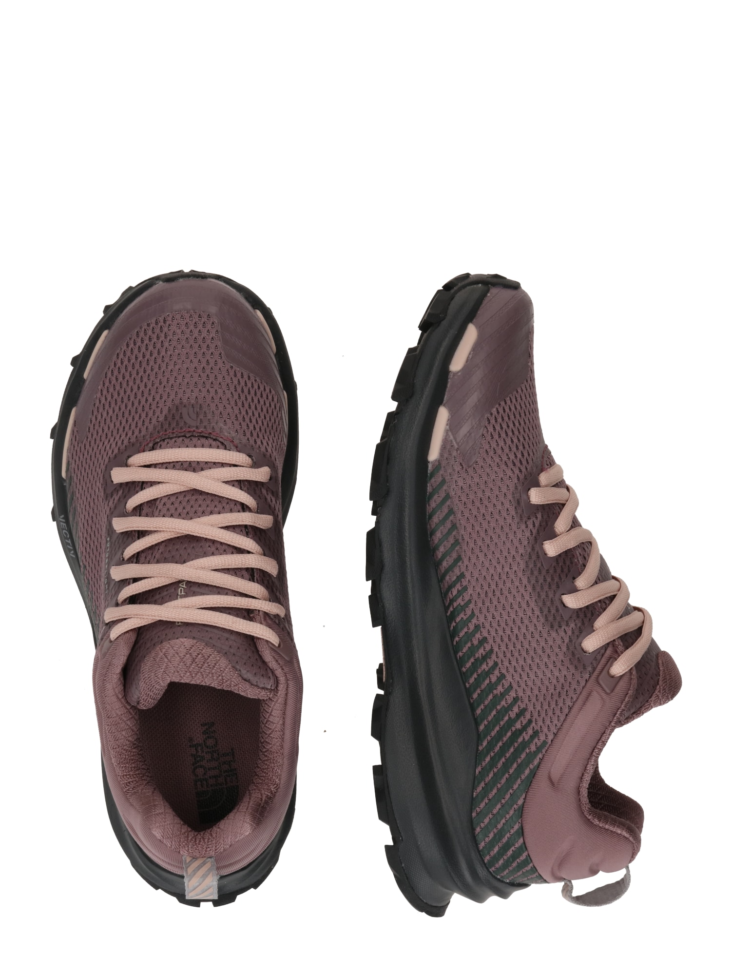 THE NORTH FACE Félcipő 'Vectiv'  szürke / szilva / fekete termék 2. képe