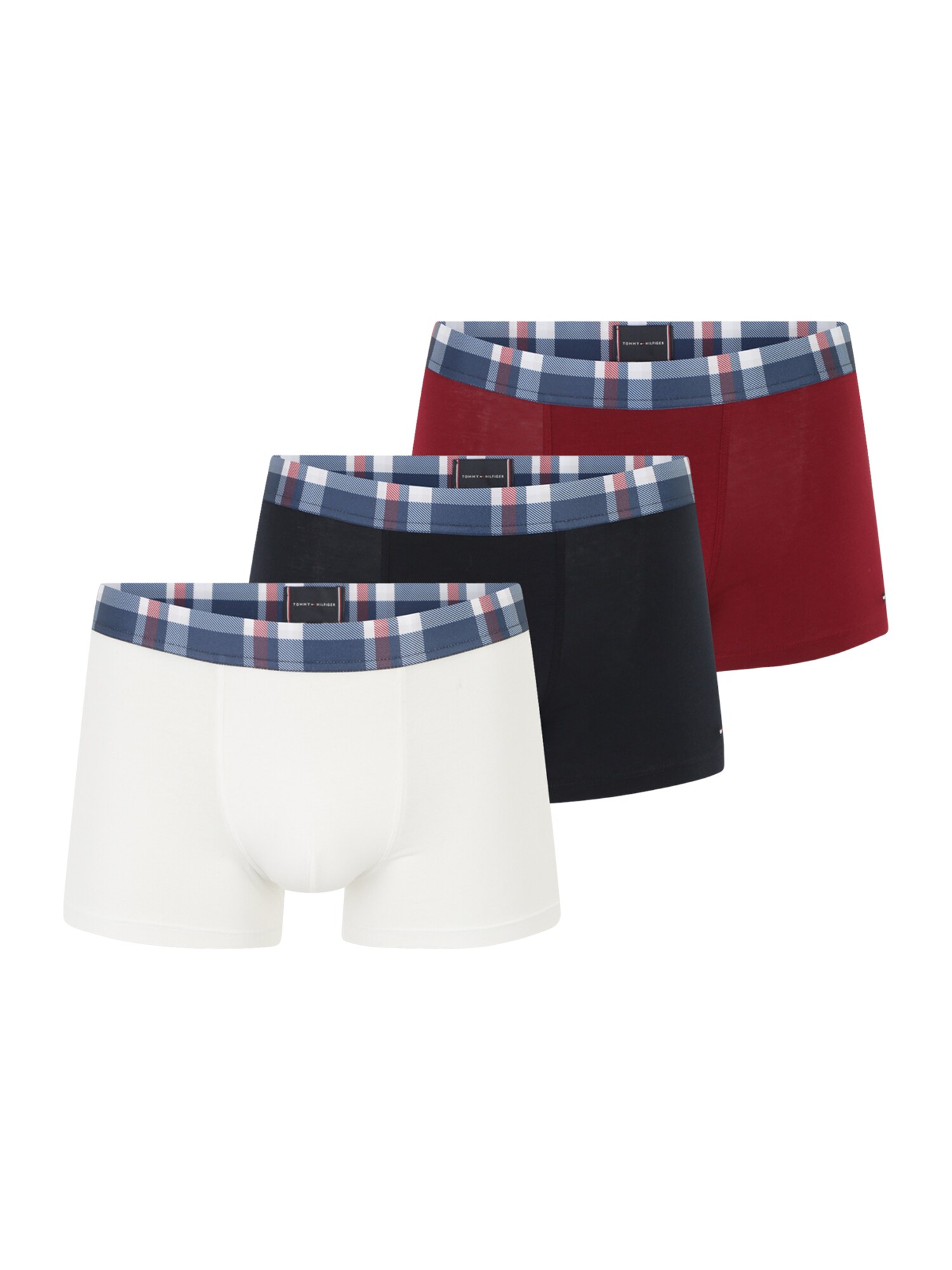 Tommy Hilfiger Underwear Boxerky  červená / čierna / biela