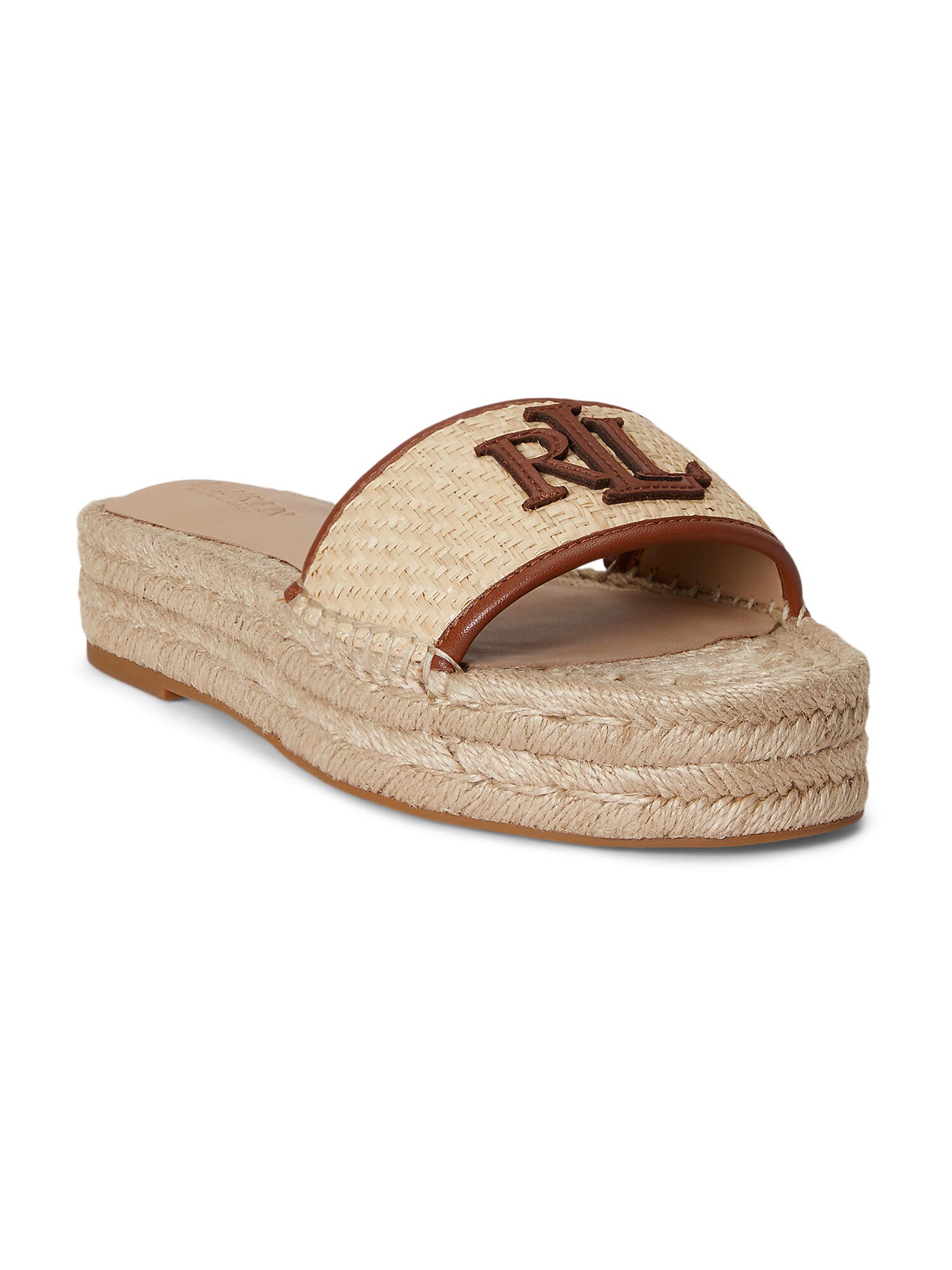 Lauren Ralph Lauren Saboți 'POLLY'  bej / maro