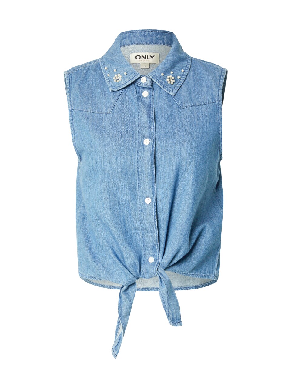 Blus 'ONLBriar' blå denim